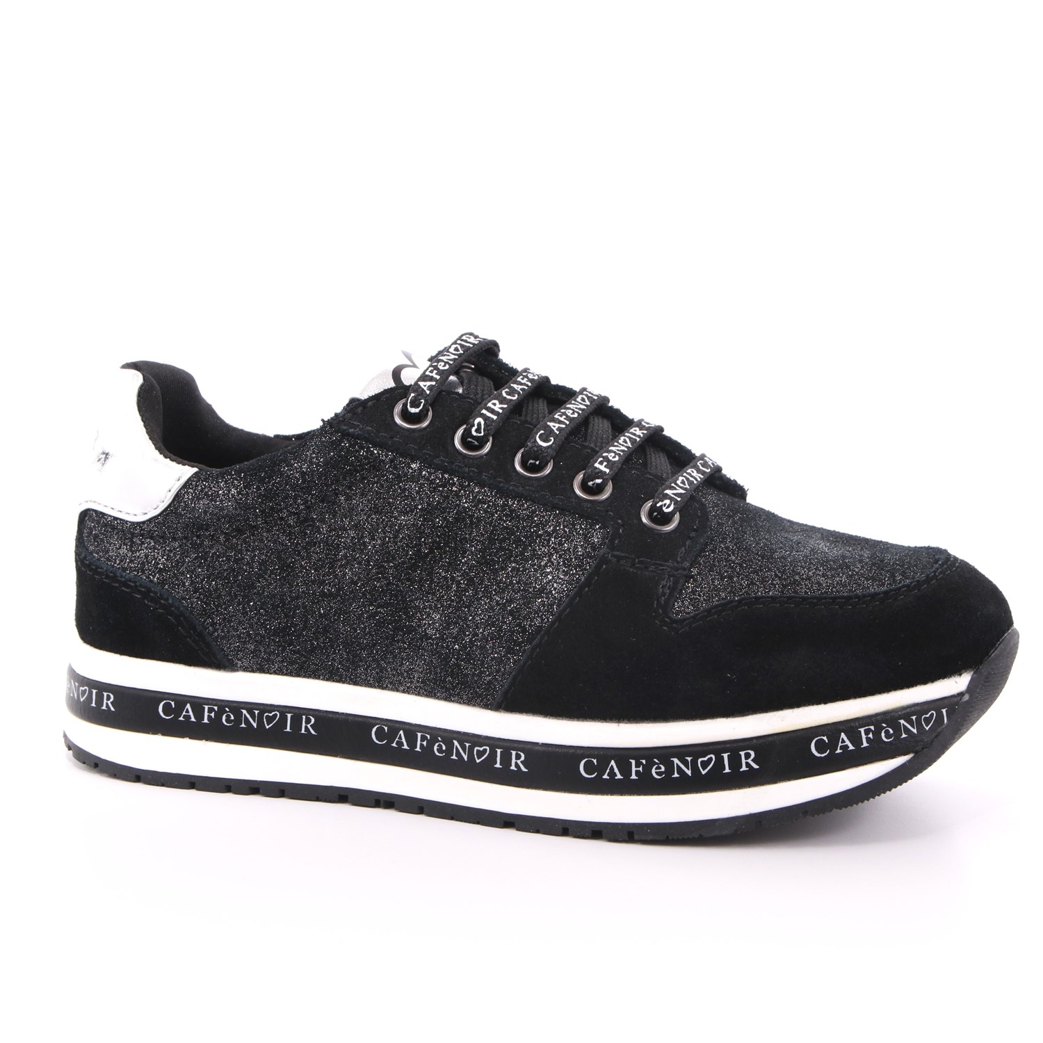 Scarpa Allacciata Cafè Noir Bambina Nero Scarpa Allacciata Cafè Noir Bambina Nero Scarpe 18 - C-700A