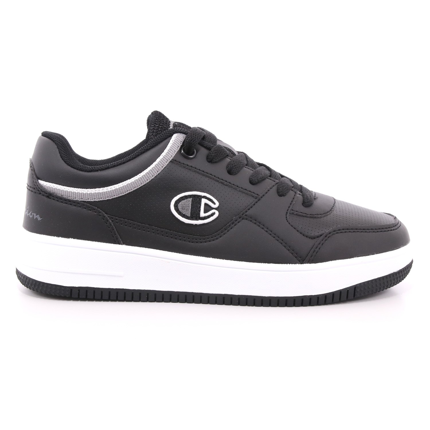 Scarpa Allacciata Champion Bambino Nero Scarpa Allacciata Champion Bambino Nero Scarpe 632 - S31968