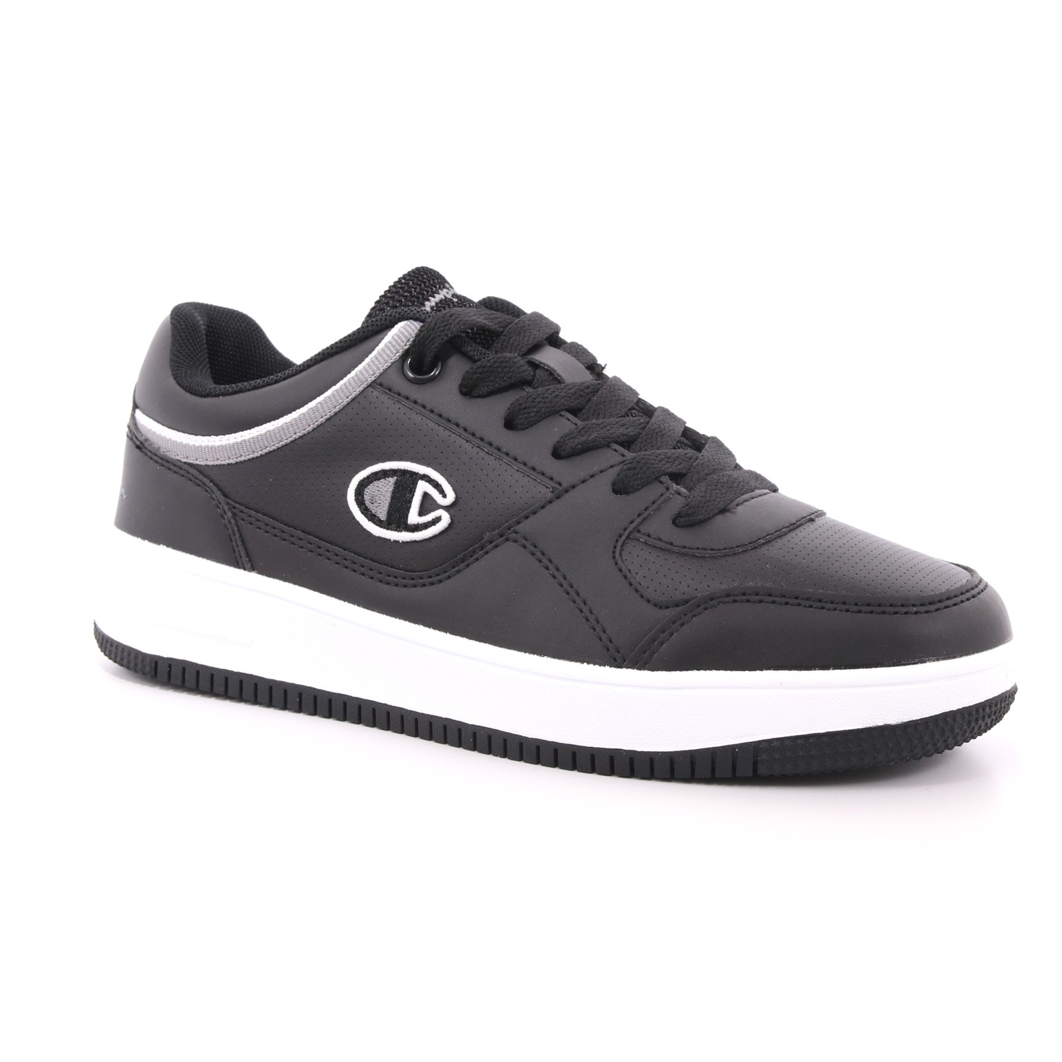 Scarpa Allacciata Champion Bambino Nero Scarpa Allacciata Champion Bambino Nero Scarpe 632 - S31968
