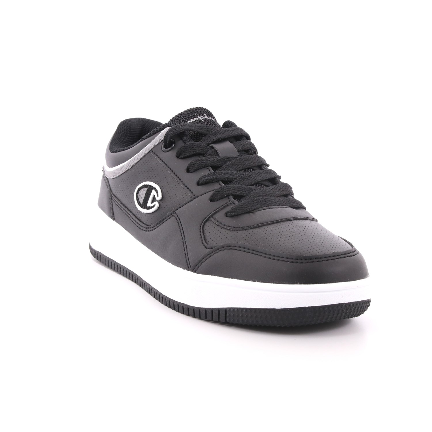 Scarpa Allacciata Champion Bambino Nero Scarpa Allacciata Champion Bambino Nero Scarpe 632 - S31968