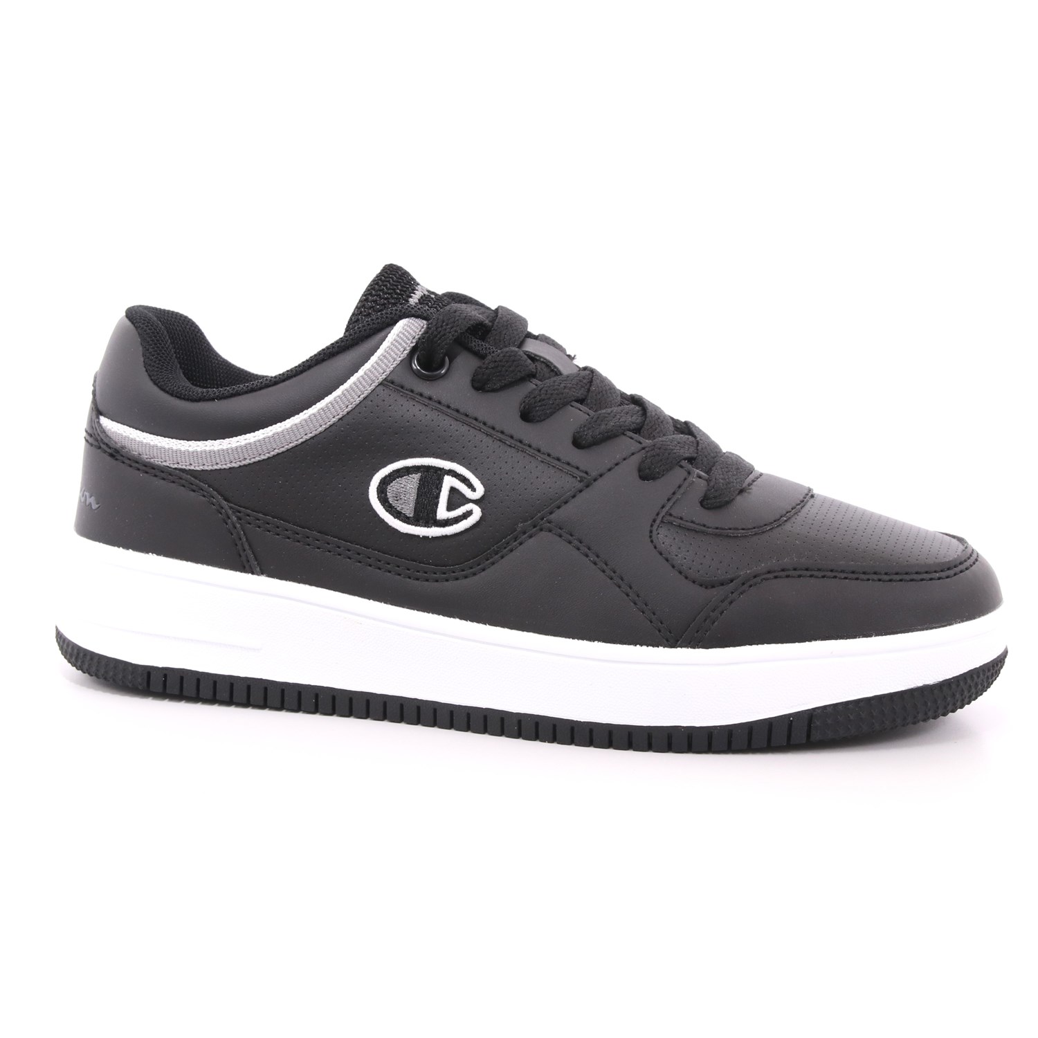 Scarpa Allacciata Champion Bambino Nero Scarpa Allacciata Champion Bambino Nero Scarpe 632 - S31968