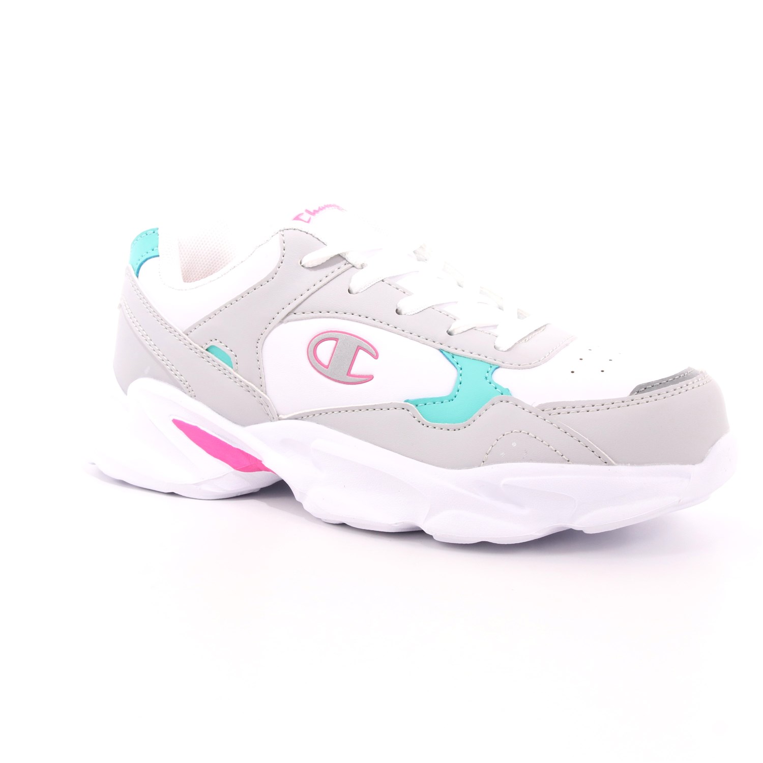 Scarpa Allacciata Champion Bambina Bianco Scarpa Allacciata Champion Bambina Bianco Scarpe 634 - S32016