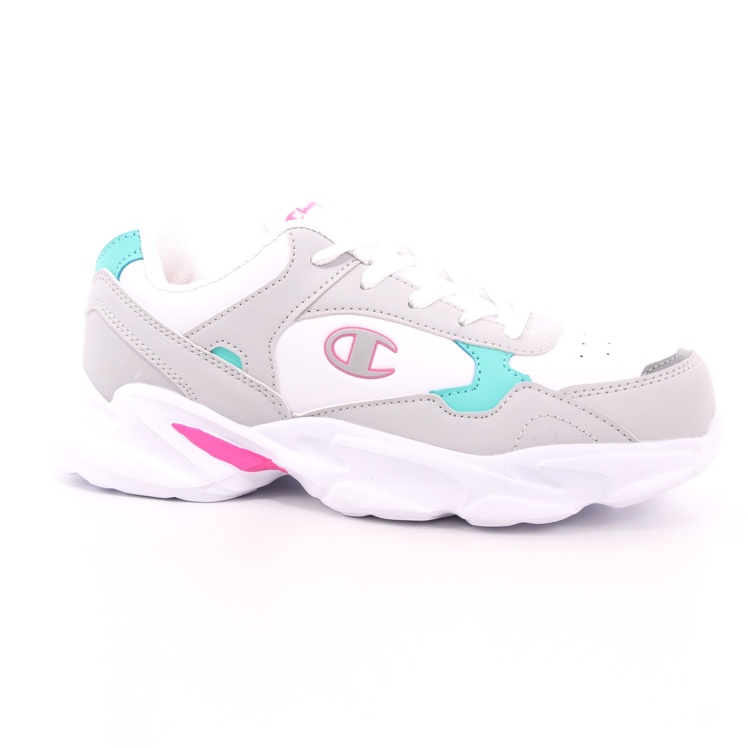 Scarpa Allacciata Champion Bambina Bianco Scarpa Allacciata Champion Bambina Bianco Scarpe 634 - S32016
