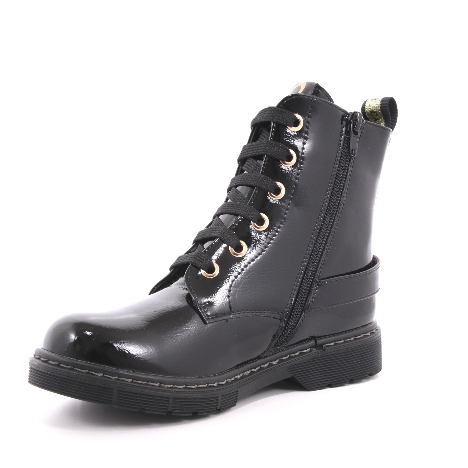 Anfibio Cafè Noir Bambina Nero Anfibio Cafè Noir Bambina Nero Scarpe 19 - C-764A