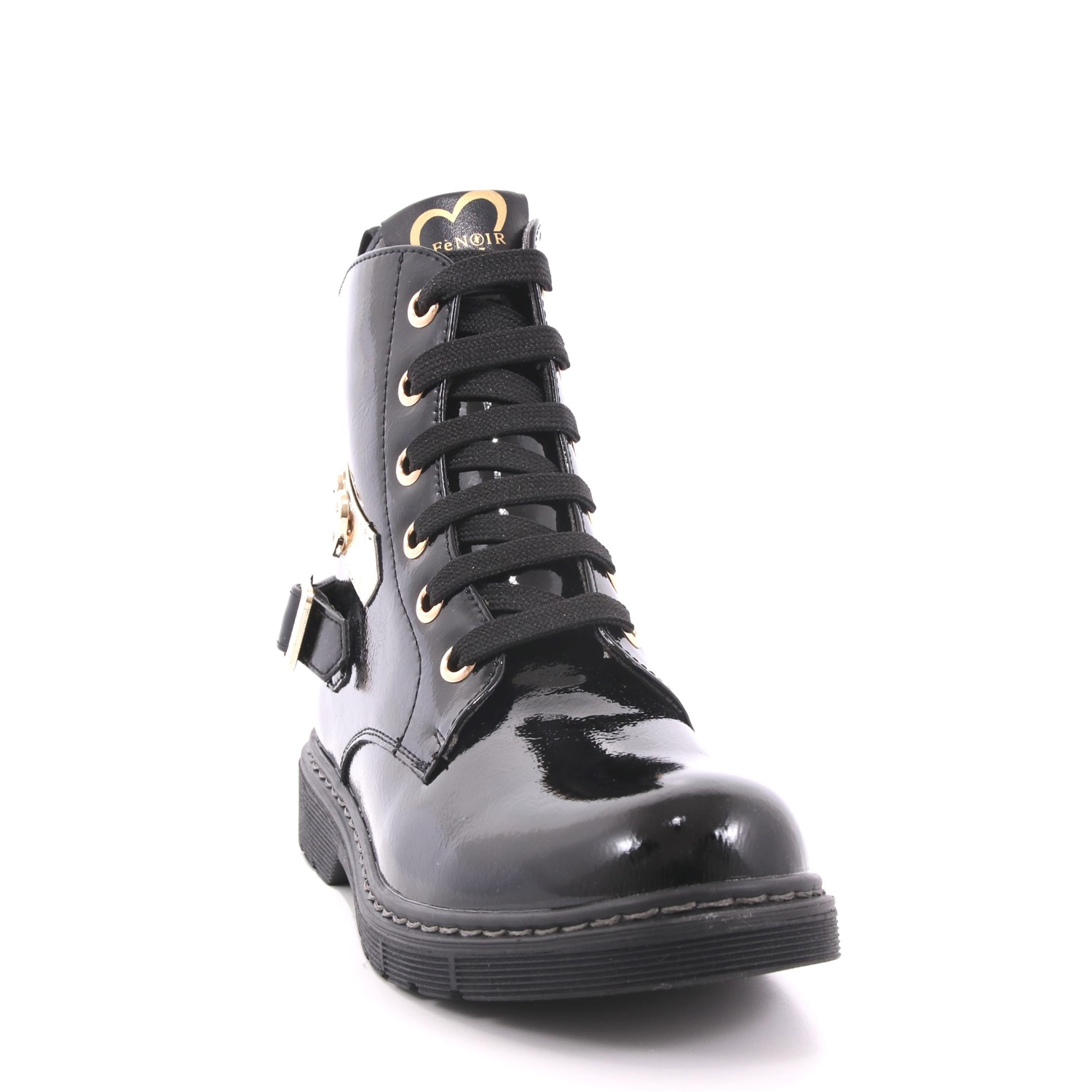 Anfibio Cafè Noir Bambina Nero Anfibio Cafè Noir Bambina Nero Scarpe 19 - C-764A