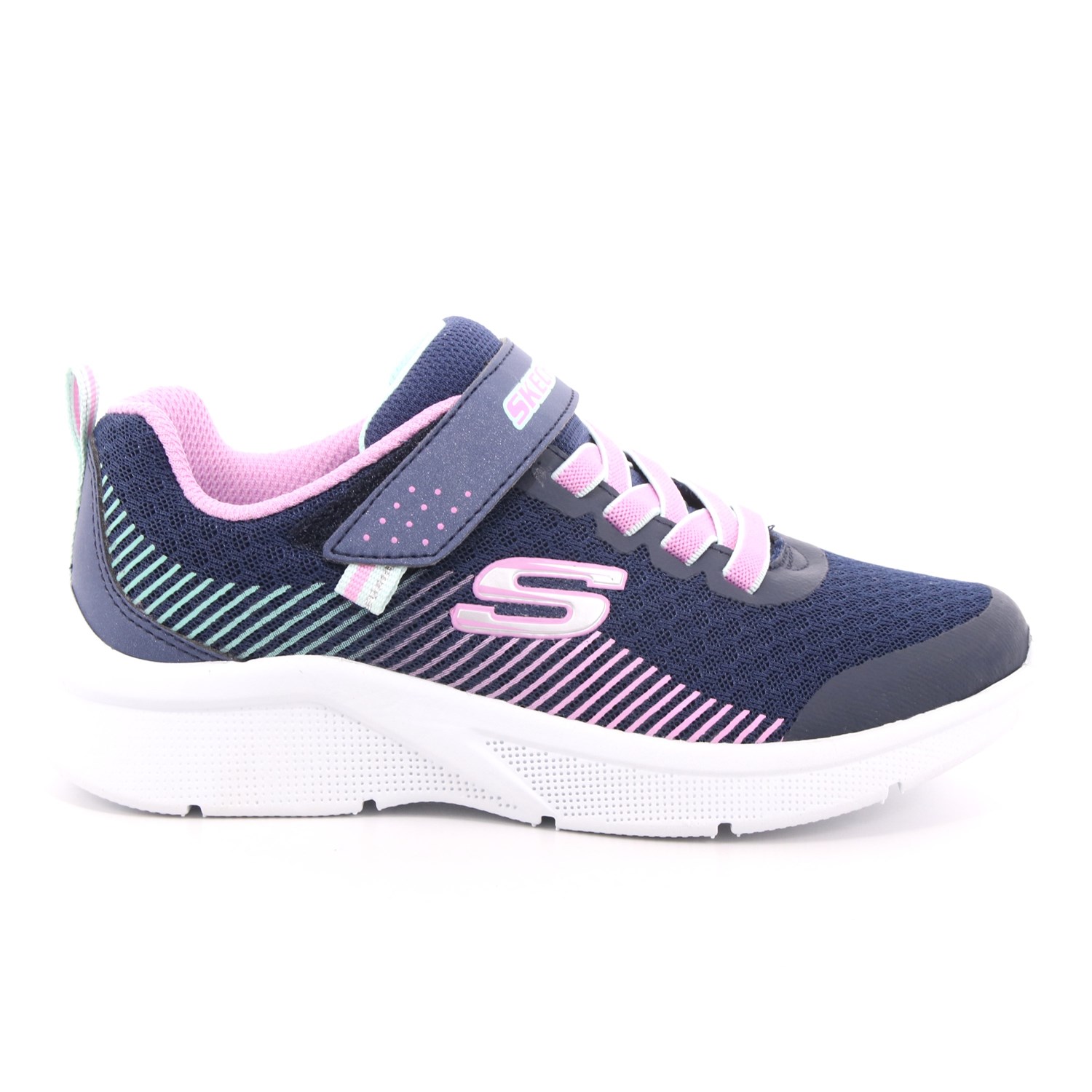 Scarpa Strappi + Elastico Skechers Bambina Blu Scarpa Strappi + Elastico Skechers Bambina Blu Scarpe 126 - 302016L