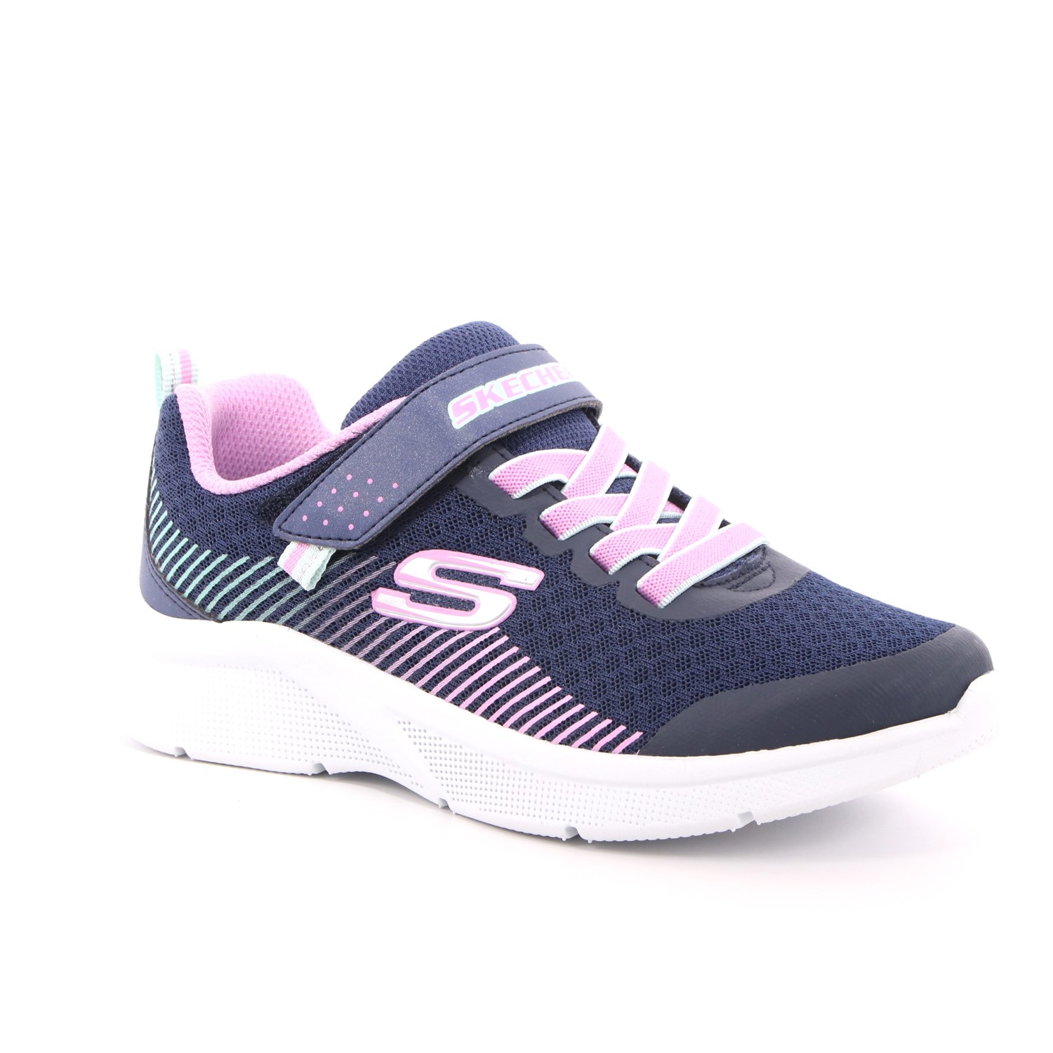 Scarpa Strappi + Elastico Skechers Bambina Blu Scarpa Strappi + Elastico Skechers Bambina Blu Scarpe 126 - 302016L