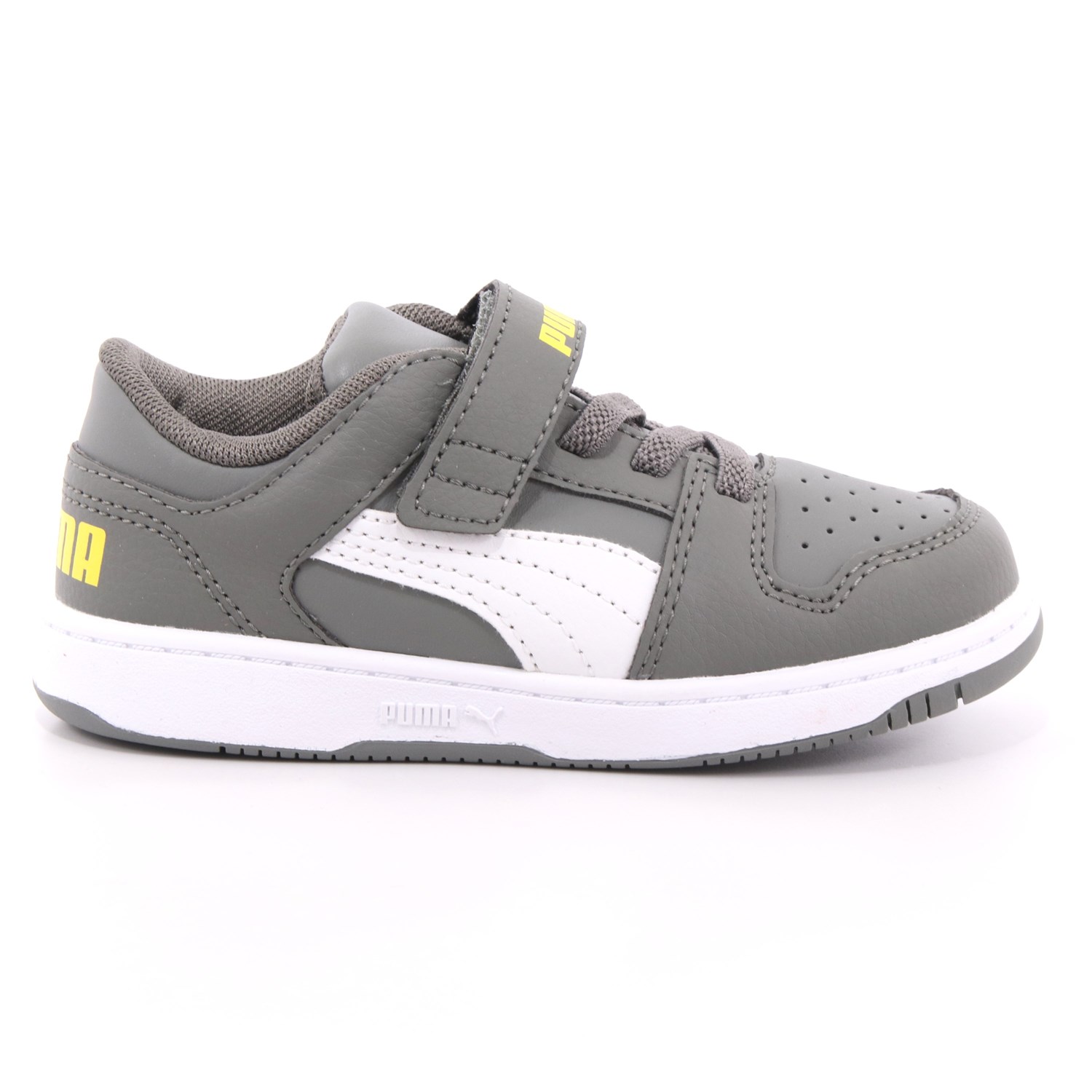 Scarpa Strappi + Elastico Puma Bambino Grigio Scarpa Strappi + Elastico Puma Bambino Grigio Scarpe 523 - 37049309