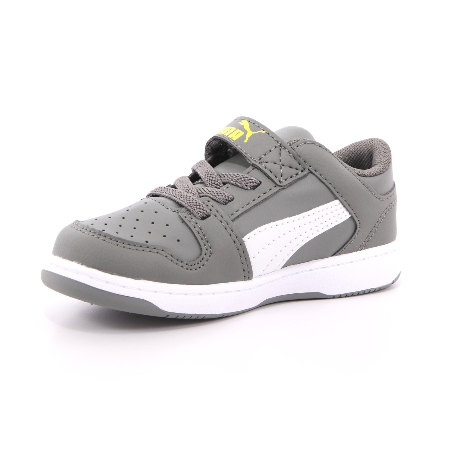 Scarpa Strappi + Elastico Puma Bambino Grigio Scarpa Strappi + Elastico Puma Bambino Grigio Scarpe 523 - 37049309