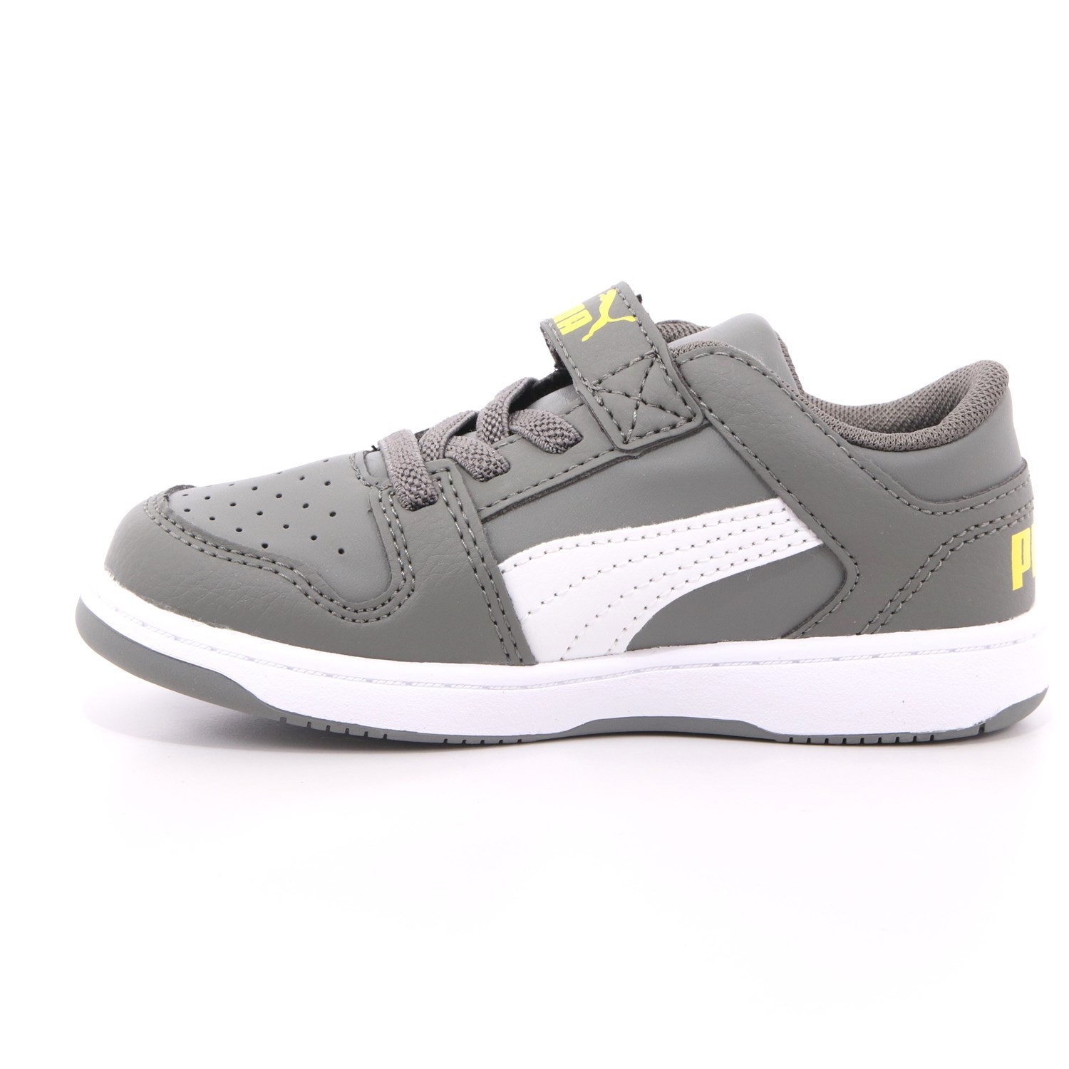 Scarpa Strappi + Elastico Puma Bambino Grigio Scarpa Strappi + Elastico Puma Bambino Grigio Scarpe 523 - 37049309