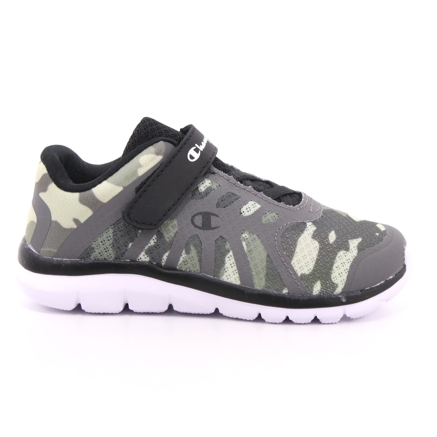 Scarpa Strappi + Elastico Champion Bambino Camuflage Scarpa Strappi + Elastico Champion Bambino Camuflage Scarpe 637 - S30906