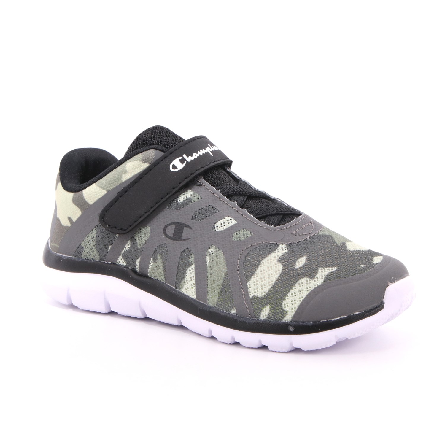 Scarpa Strappi + Elastico Champion Bambino Camuflage Scarpa Strappi + Elastico Champion Bambino Camuflage Scarpe 637 - S30906