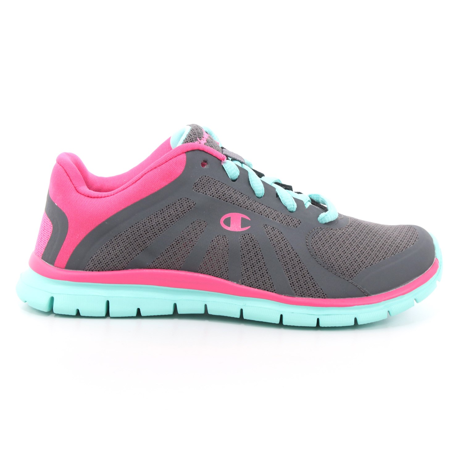 Scarpa Allacciata Champion Bambina Grigio Scarpa Allacciata Champion Bambina Grigio Scarpe 638 - S30907