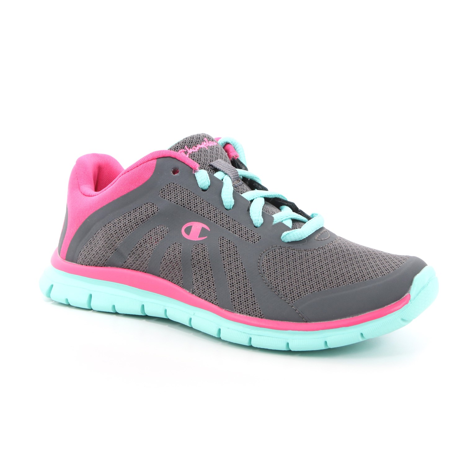 Scarpa Allacciata Champion Bambina Grigio Scarpa Allacciata Champion Bambina Grigio Scarpe 638 - S30907