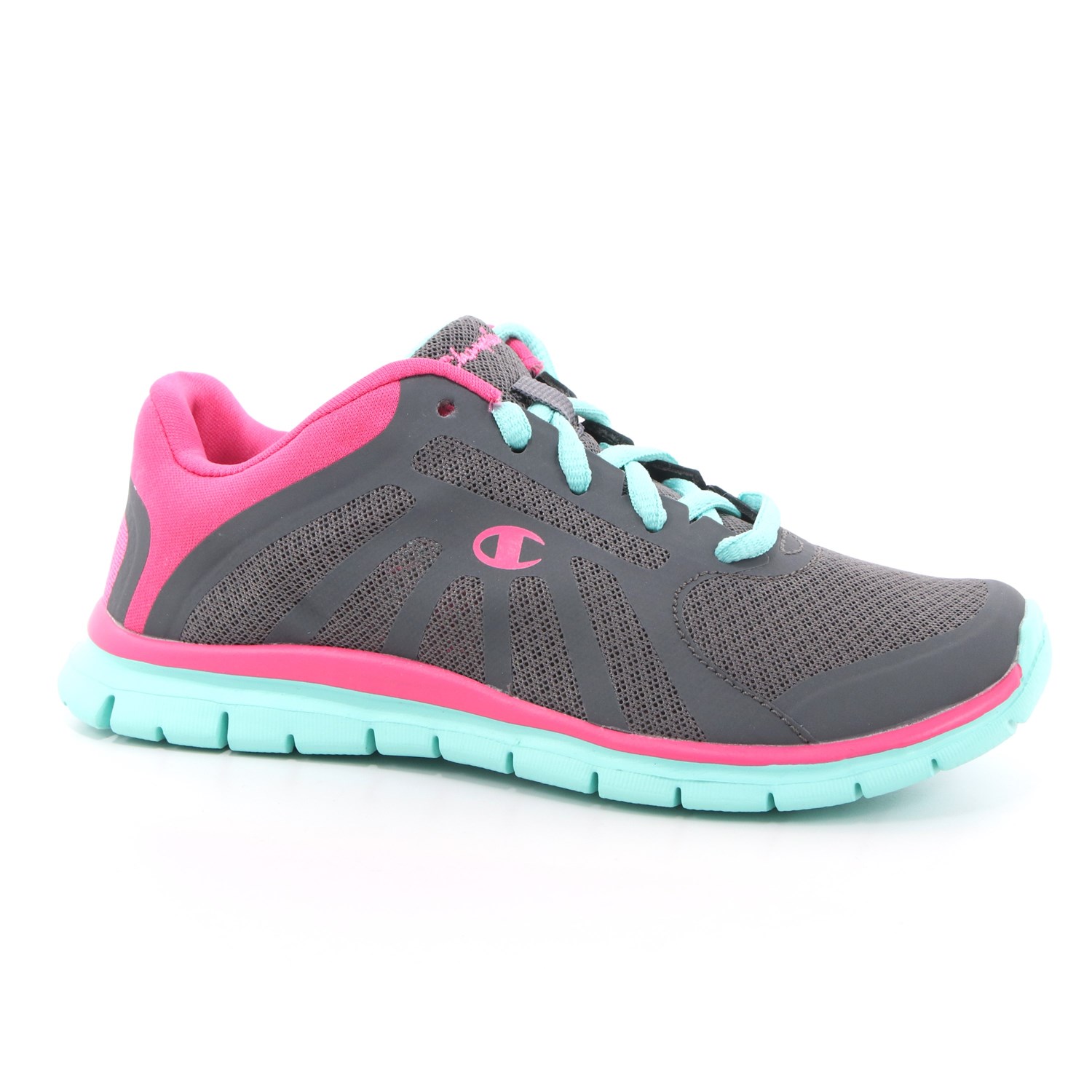 Scarpa Allacciata Champion Bambina Grigio Scarpa Allacciata Champion Bambina Grigio Scarpe 638 - S30907