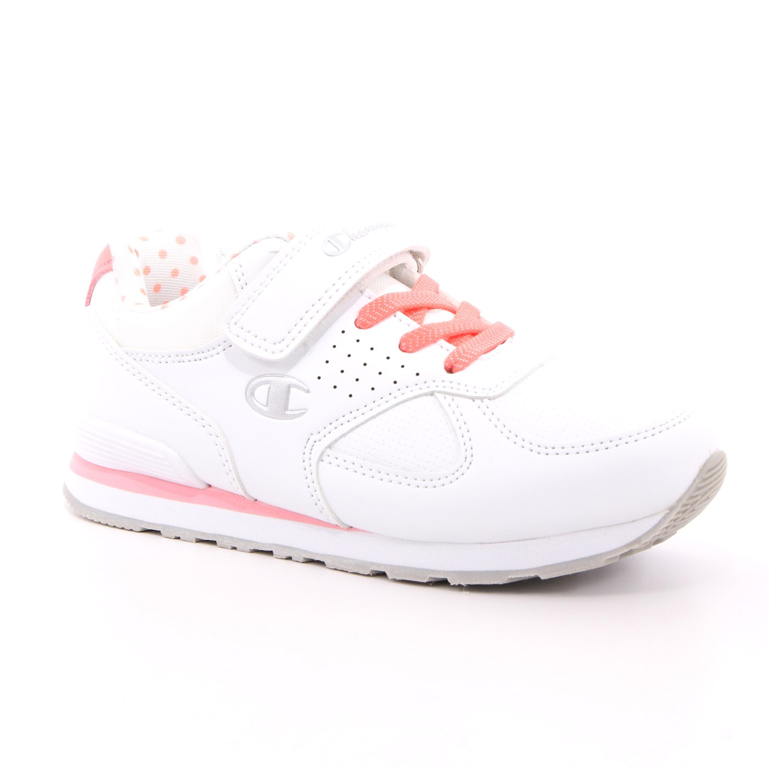 Scarpa Strappi + Elastico Champion Bambina Bianco Scarpa Strappi + Elastico Champion Bambina Bianco Scarpe 644 - S31409