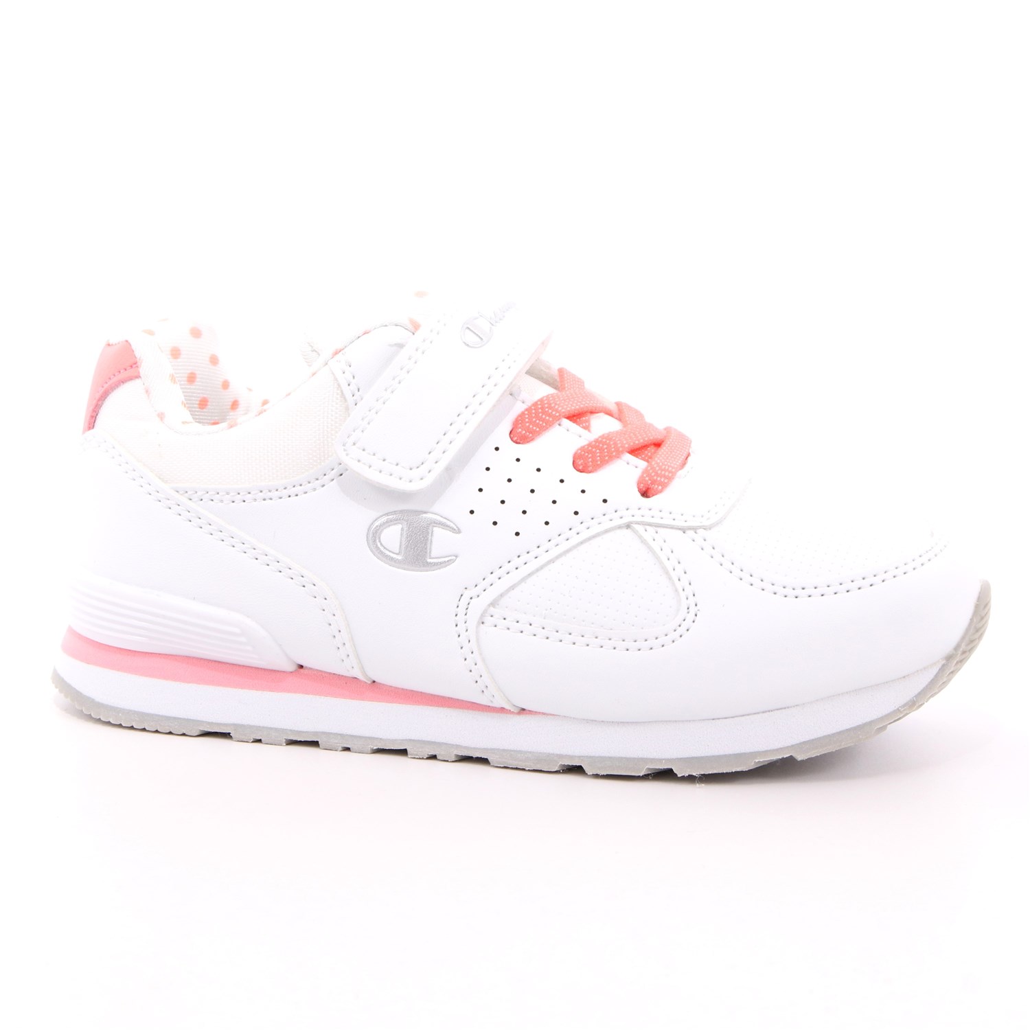Scarpa Strappi + Elastico Champion Bambina Bianco Scarpa Strappi + Elastico Champion Bambina Bianco Scarpe 644 - S31409