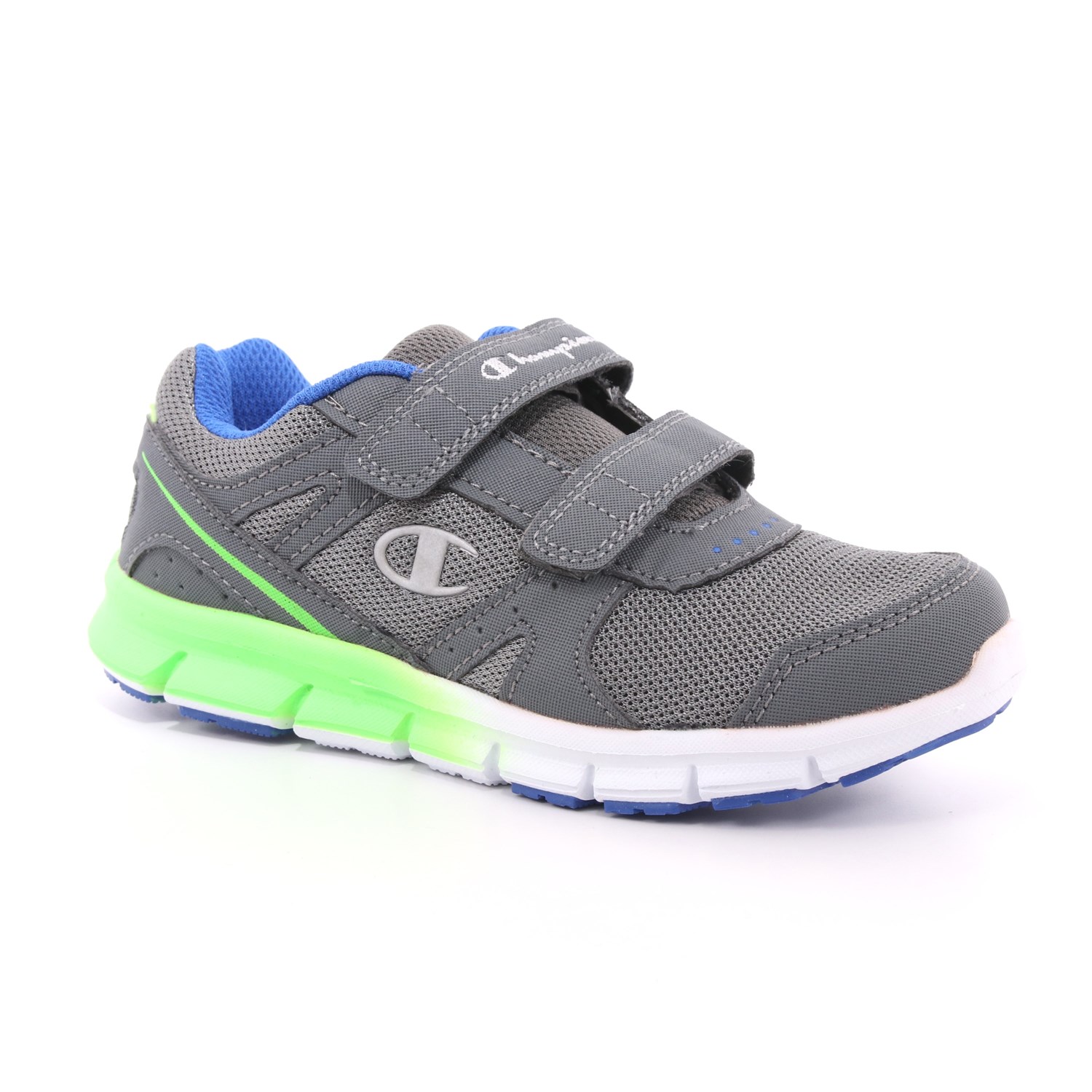 Scarpa Strappi Champion Bambino Grigio Scarpa Strappi Champion Bambino Grigio Scarpe 653 - S30911