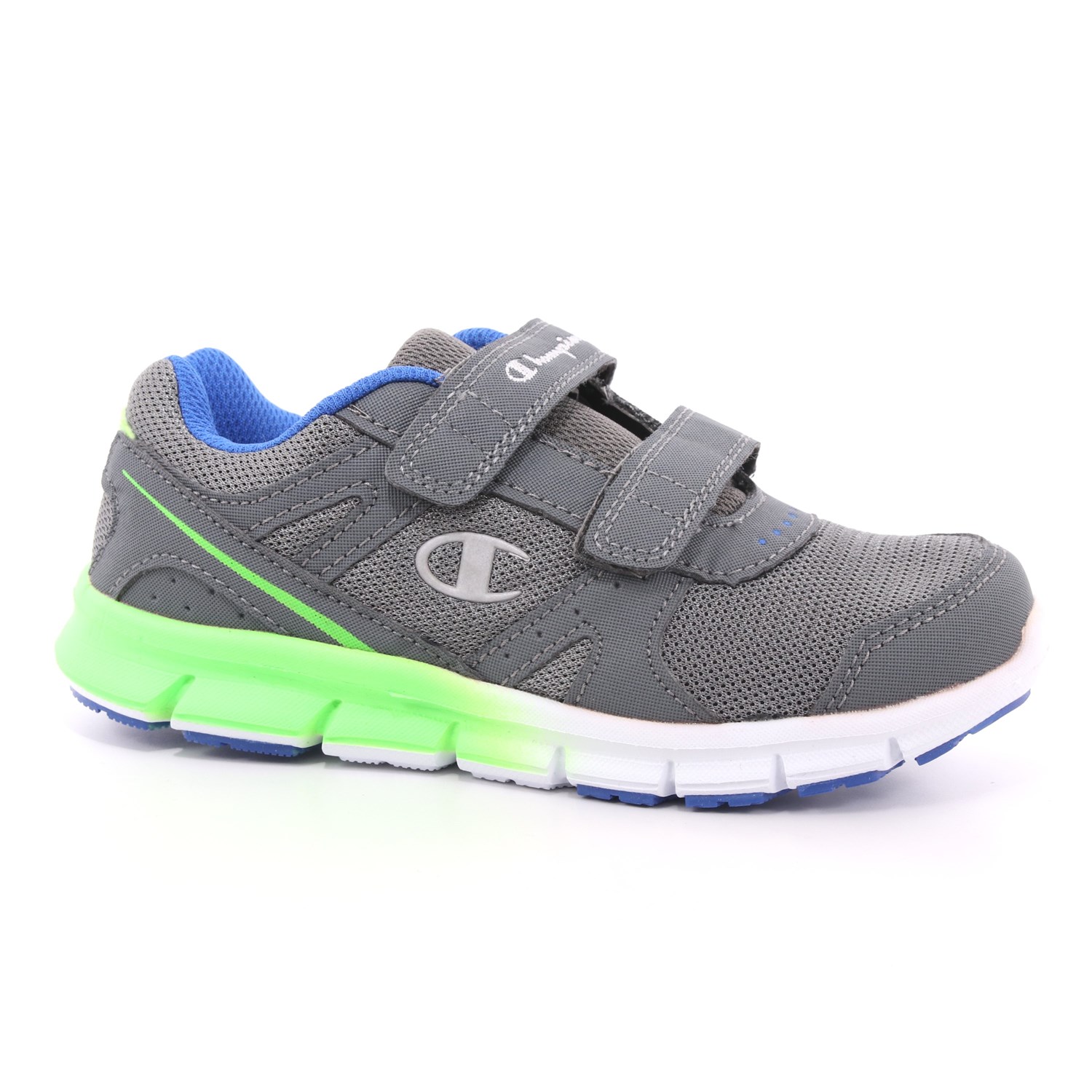 Scarpa Strappi Champion Bambino Grigio Scarpa Strappi Champion Bambino Grigio Scarpe 653 - S30911