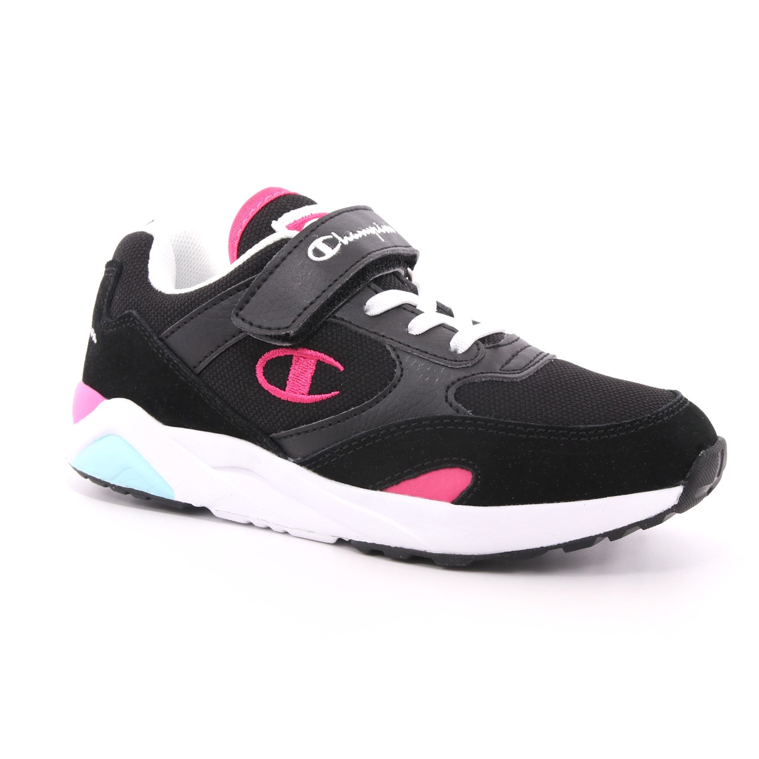 Scarpa Strappi + Elastico Champion Bambina Nero Scarpa Strappi + Elastico Champion Bambina Nero Scarpe 662 - S31960