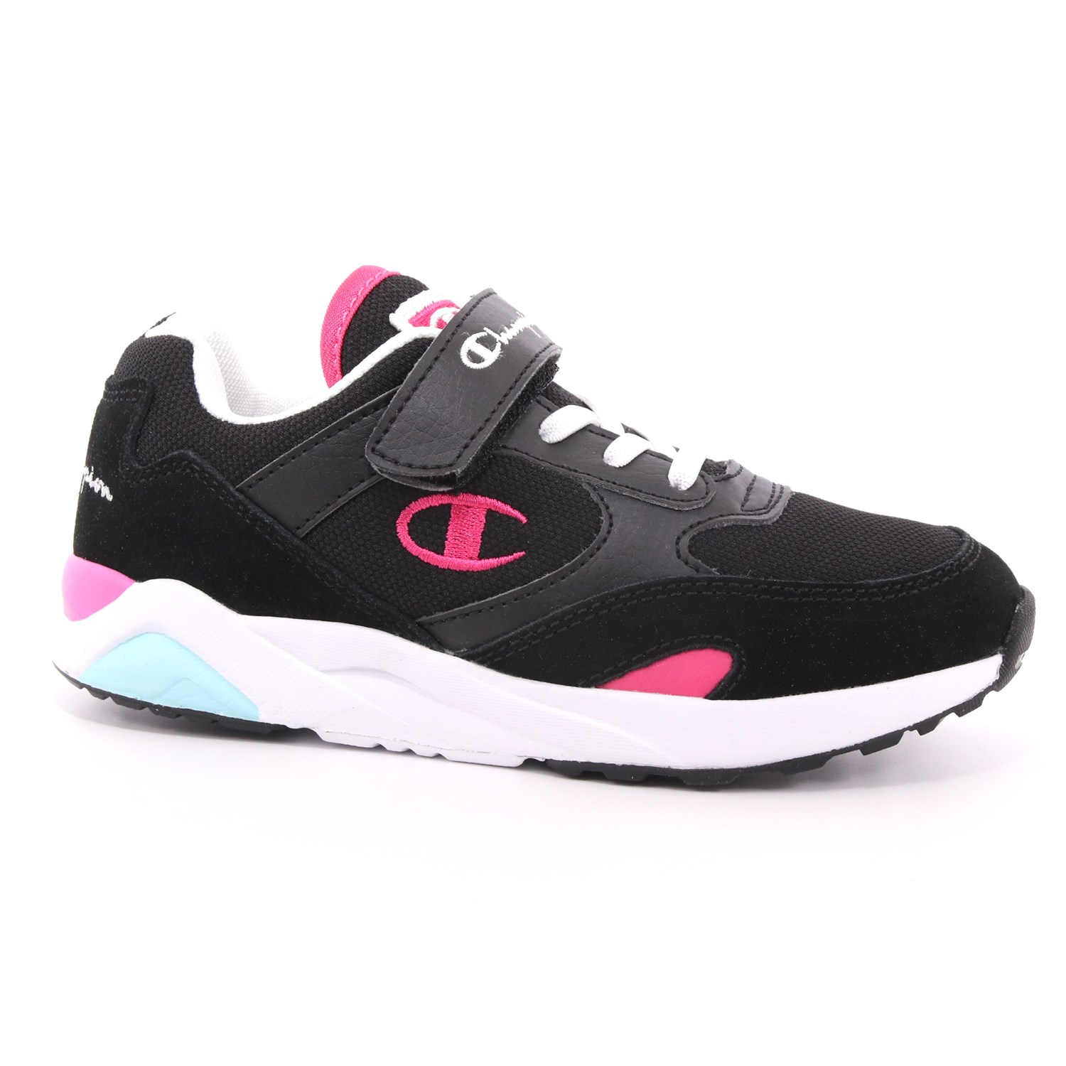 Scarpa Strappi + Elastico Champion Bambina Nero Scarpa Strappi + Elastico Champion Bambina Nero Scarpe 662 - S31960