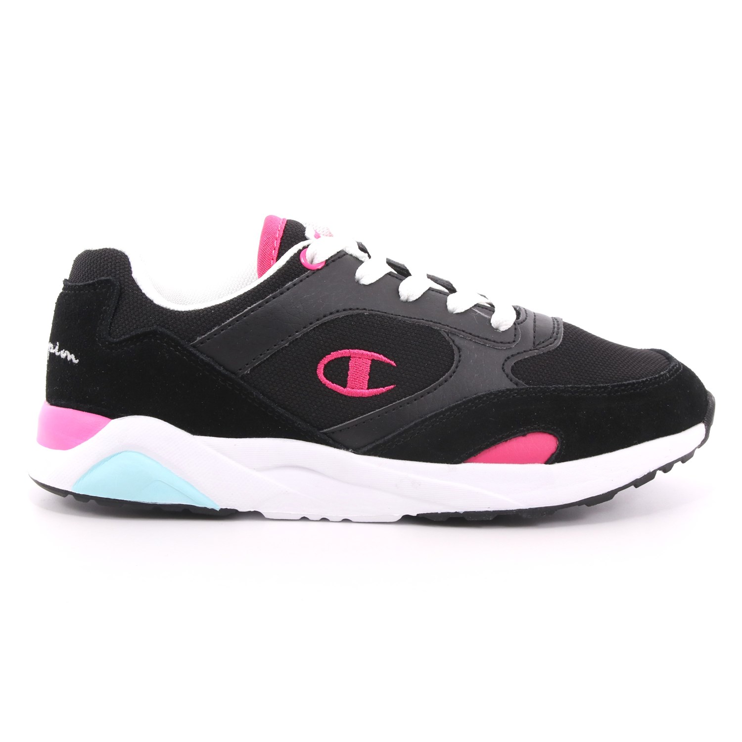 Scarpa Allacciata Champion Bambina Nero Scarpa Allacciata Champion Bambina Nero Scarpe 663 - S31961