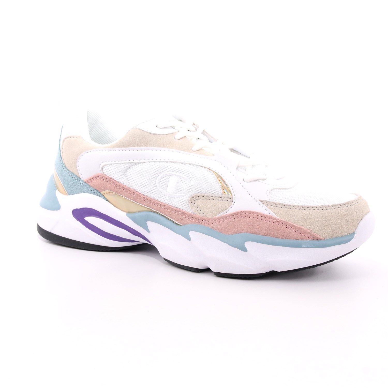 Scarpa Allacciata Champion Donna Bianco Scarpa Allacciata Champion Donna Bianco Scarpe 664 - S31974