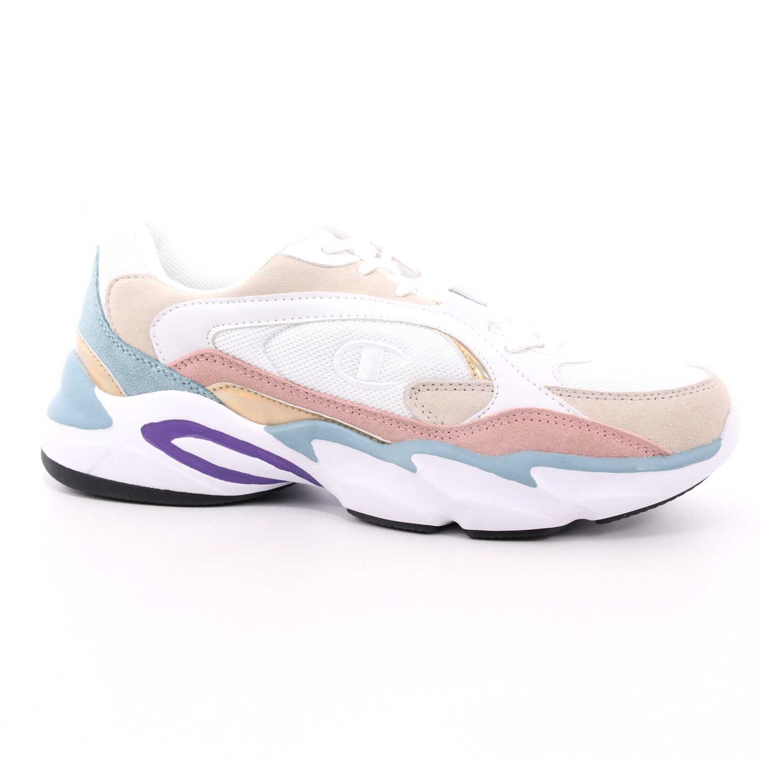 Scarpa Allacciata Champion Donna Bianco Scarpa Allacciata Champion Donna Bianco Scarpe 664 - S31974