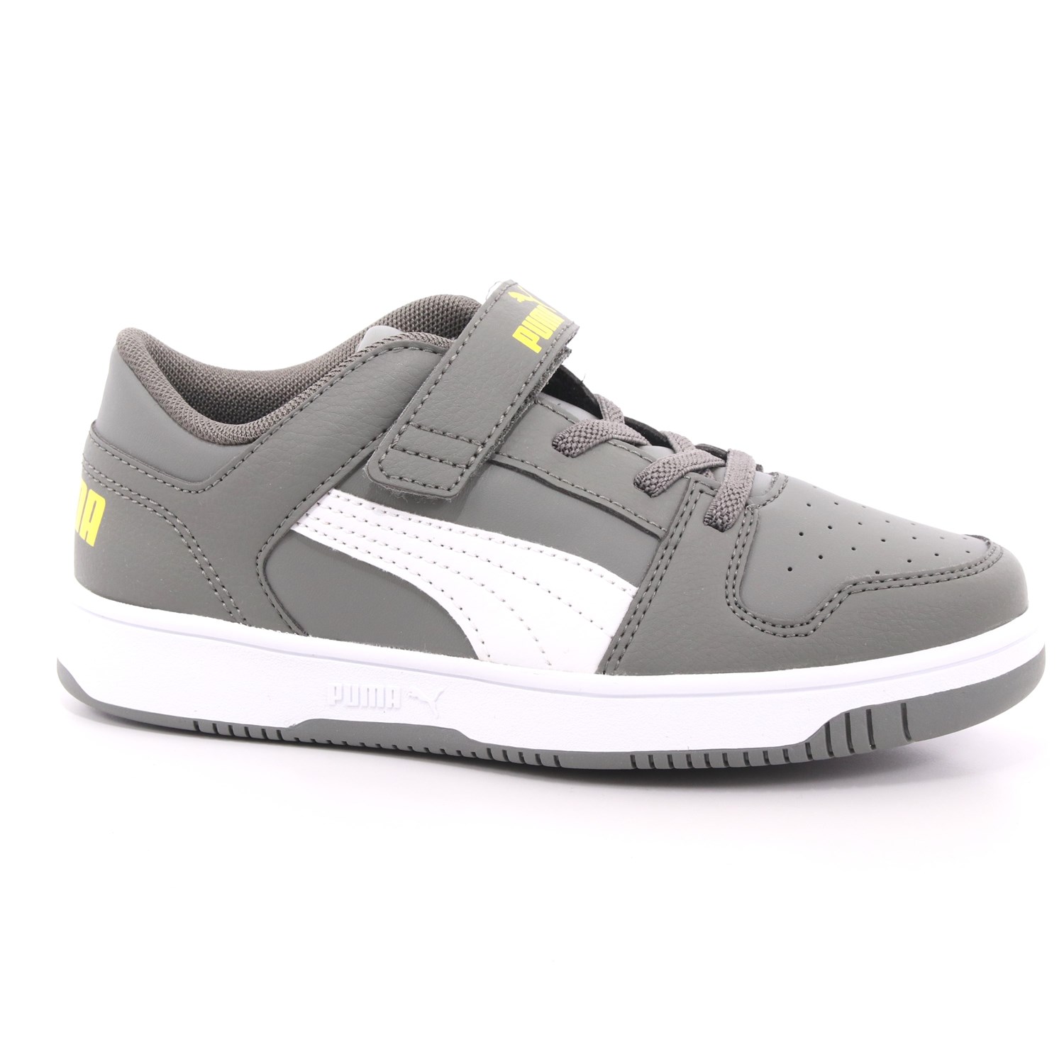 Scarpa Strappi + Elastico Puma Bambino Grigio Scarpa Strappi + Elastico Puma Bambino Grigio Scarpe 543 - 37049209