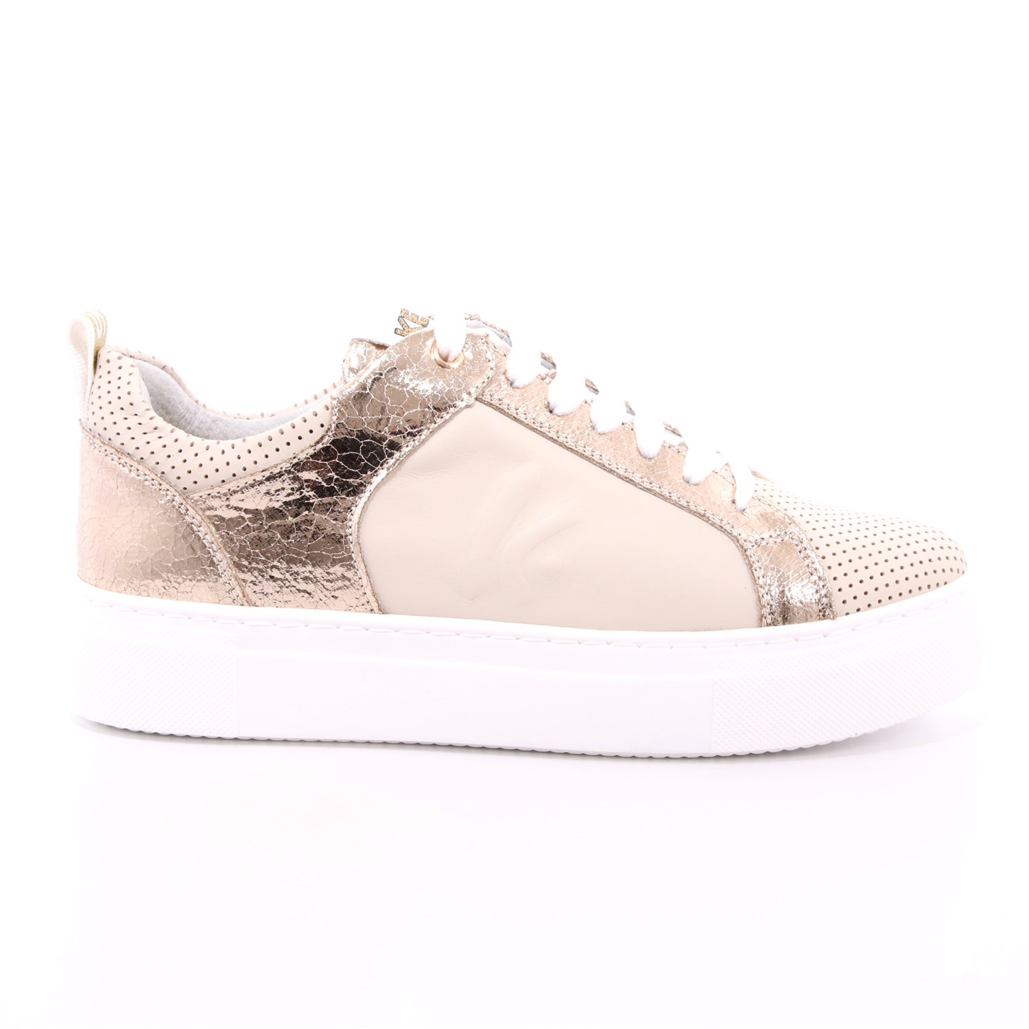 Scarpa Allacciata Keys Donna Beige Scarpa Allacciata Keys Donna Beige Scarpe 21 - K-4053B