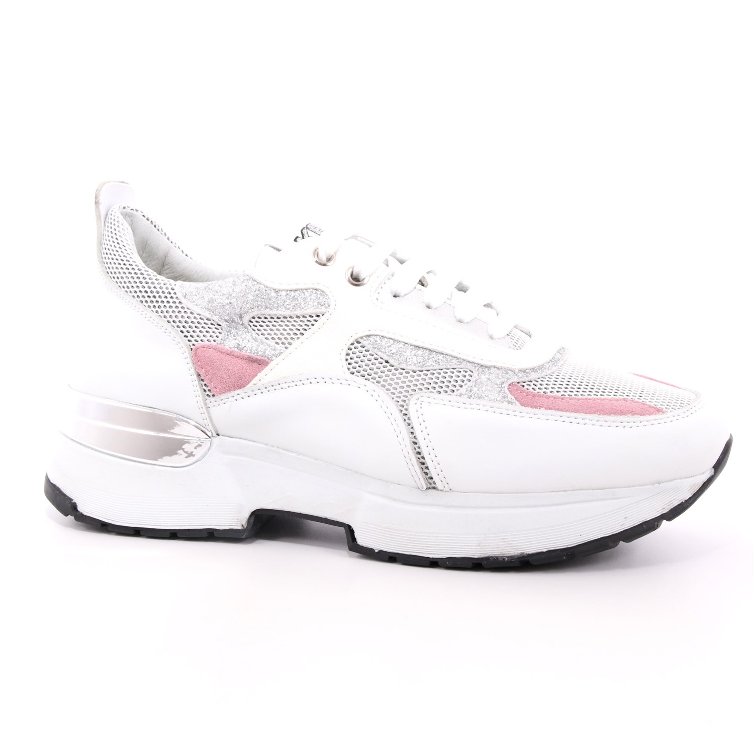 Scarpa Allacciata Keys Donna Bianco Scarpa Allacciata Keys Donna Bianco Scarpe 24 - K-4401A