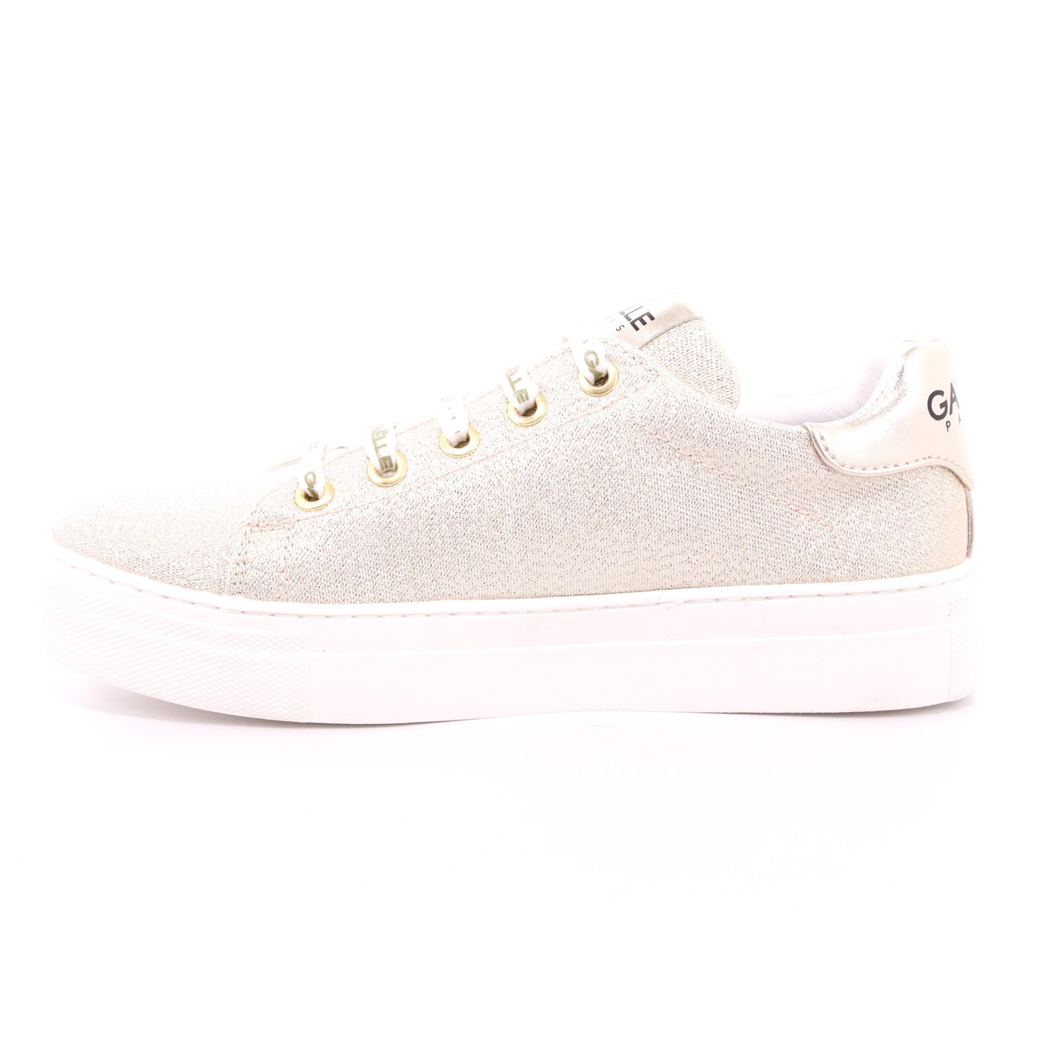 Scarpa Allacciata Gaelle Bambina Platino Scarpa Allacciata Gaelle Bambina Platino Scarpe 1 - G-600C