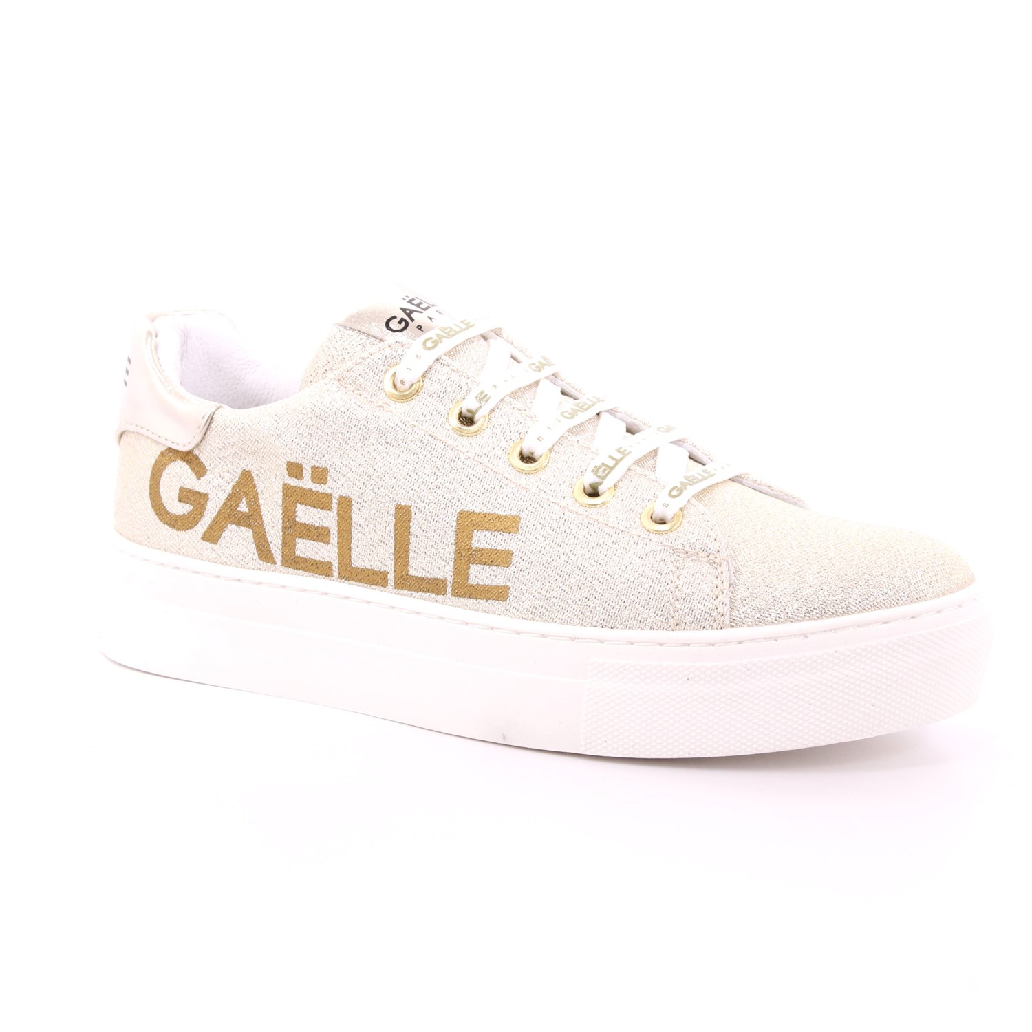 Scarpa Allacciata Gaelle Bambina Platino Scarpa Allacciata Gaelle Bambina Platino Scarpe 1 - G-600C
