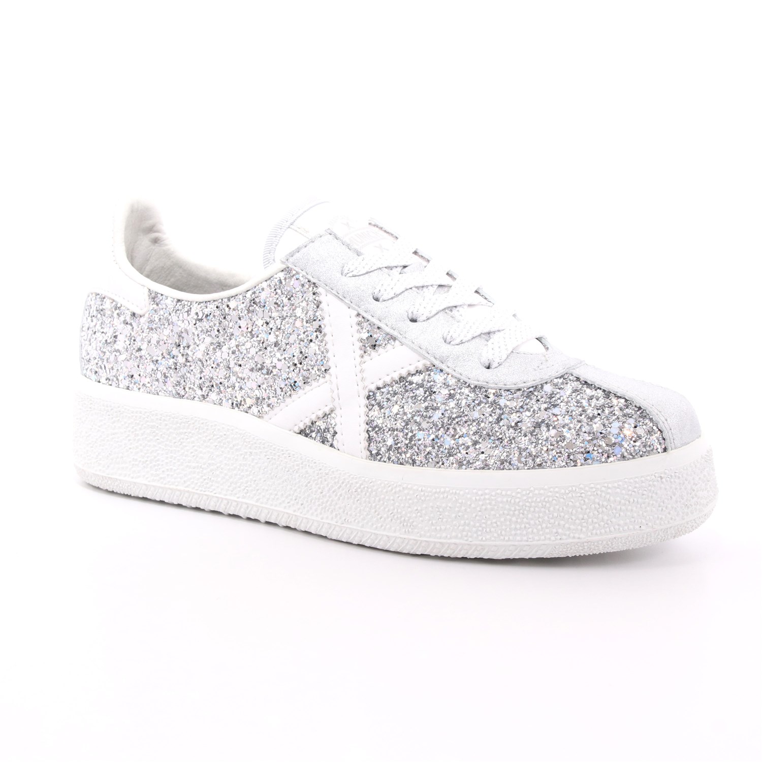 Scarpa Allacciata Munich Donna Argento Scarpa Allacciata Munich Donna Argento Scarpe 42 - 8295065
