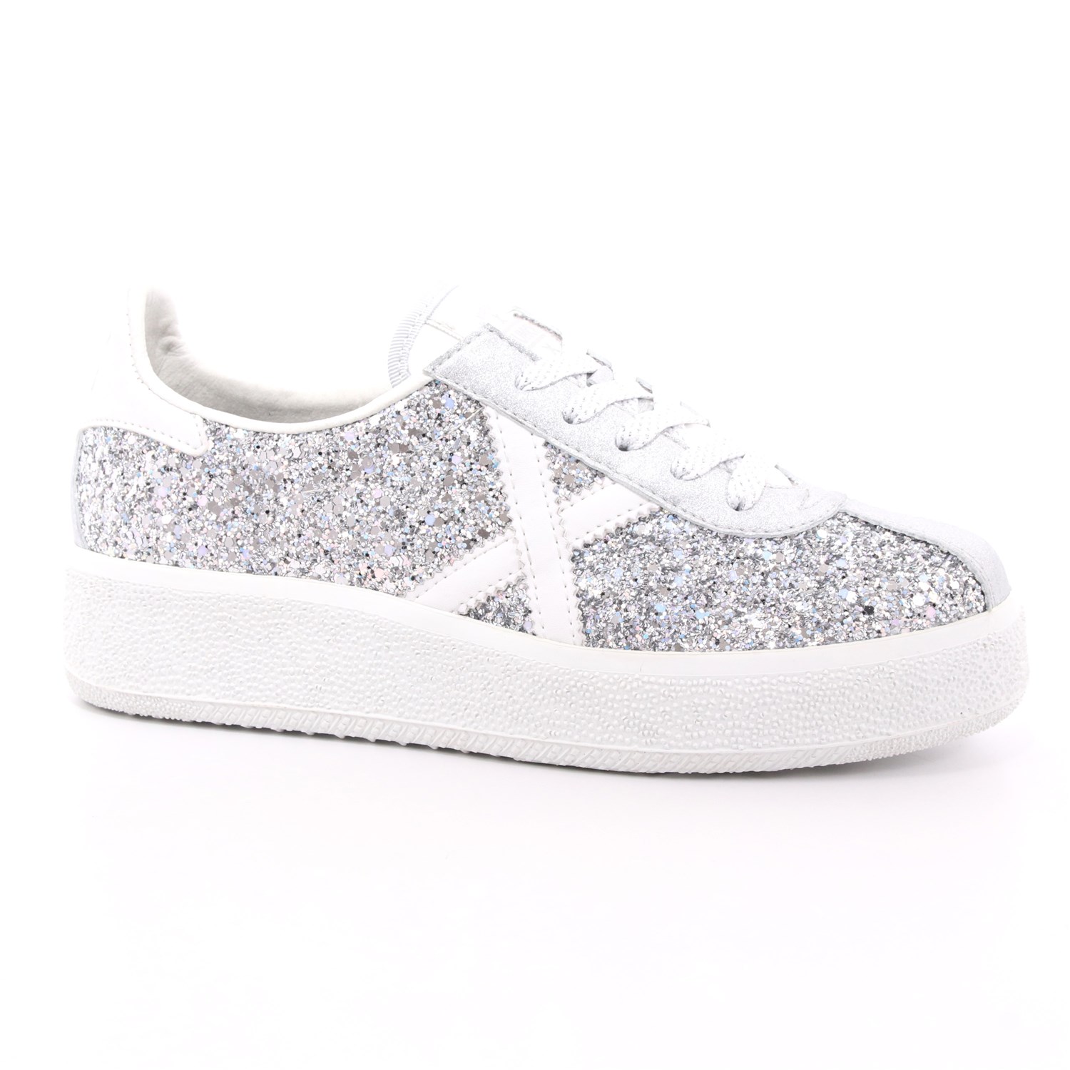 Scarpa Allacciata Munich Donna Argento Scarpa Allacciata Munich Donna Argento Scarpe 42 - 8295065