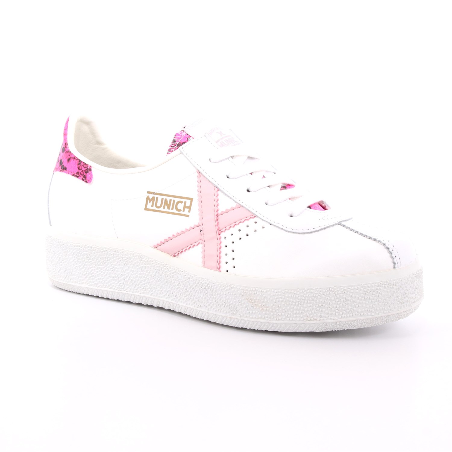 Scarpa Allacciata Munich Donna Bianco Scarpa Allacciata Munich Donna Bianco Scarpe 44 - 8295059