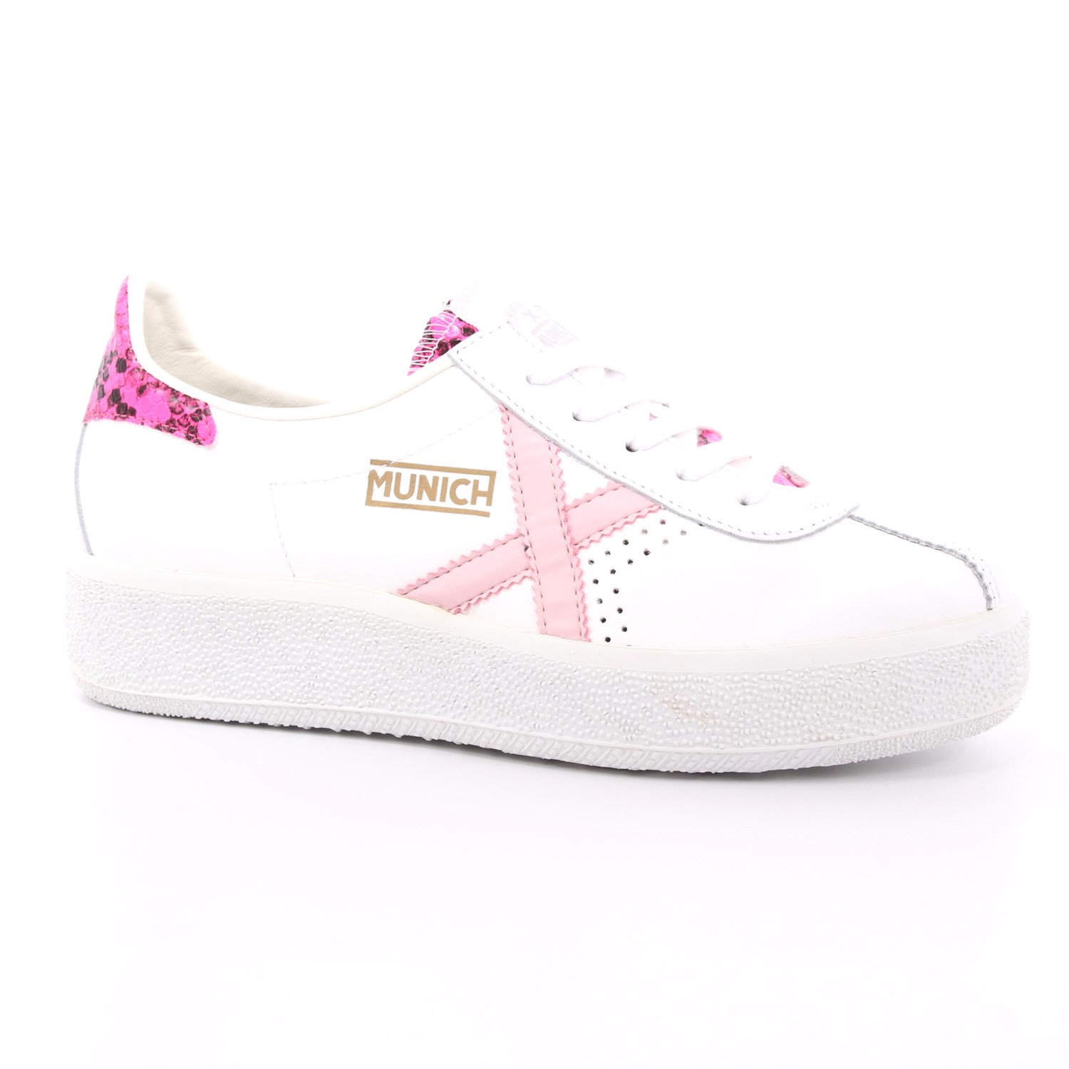 Scarpa Allacciata Munich Donna Bianco Scarpa Allacciata Munich Donna Bianco Scarpe 44 - 8295059