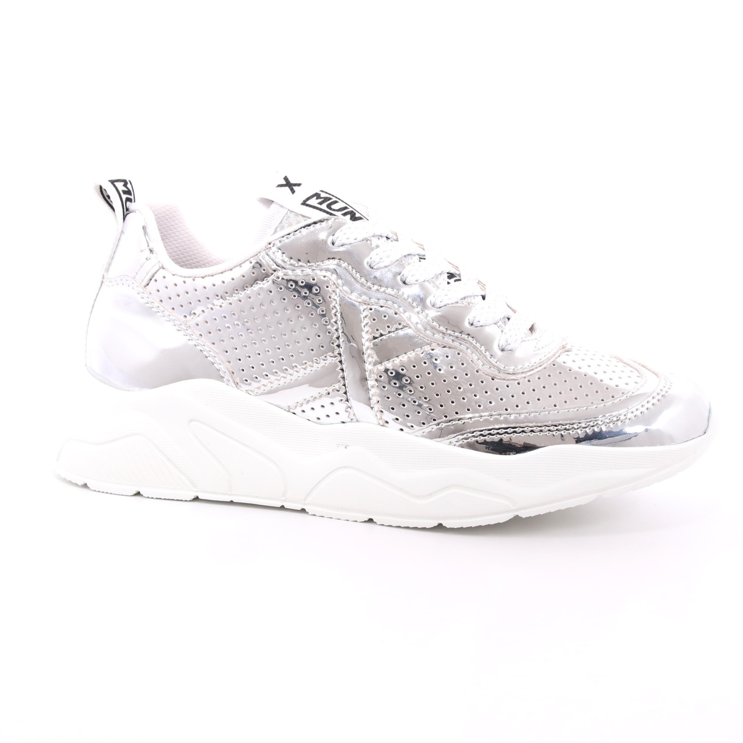 Scarpa Allacciata Munich Donna Argento Scarpa Allacciata Munich Donna Argento Scarpe 45 - 8770058