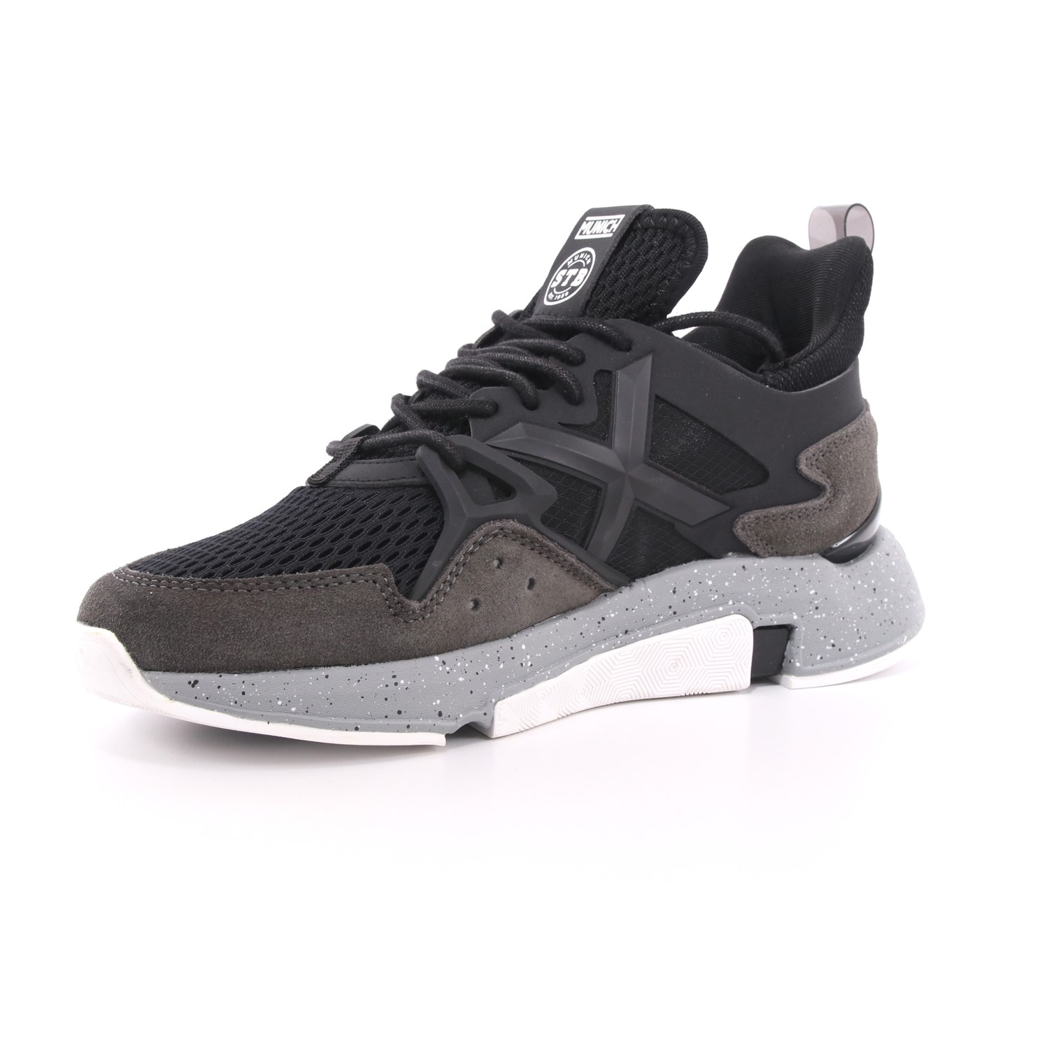 Scarpa Allacciata Munich Uomo Nero Scarpa Allacciata Munich Uomo Nero Scarpe 46 - 4172004