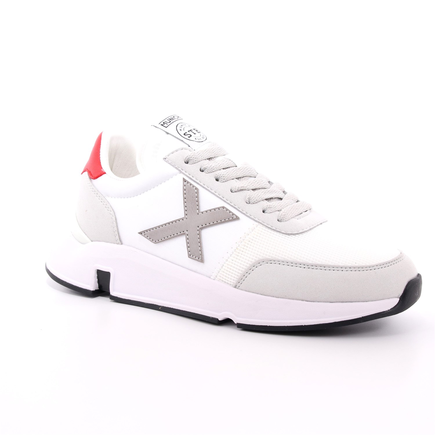 Scarpa Allacciata Munich Uomo Bianco Scarpa Allacciata Munich Uomo Bianco Scarpe 47 - 4173001