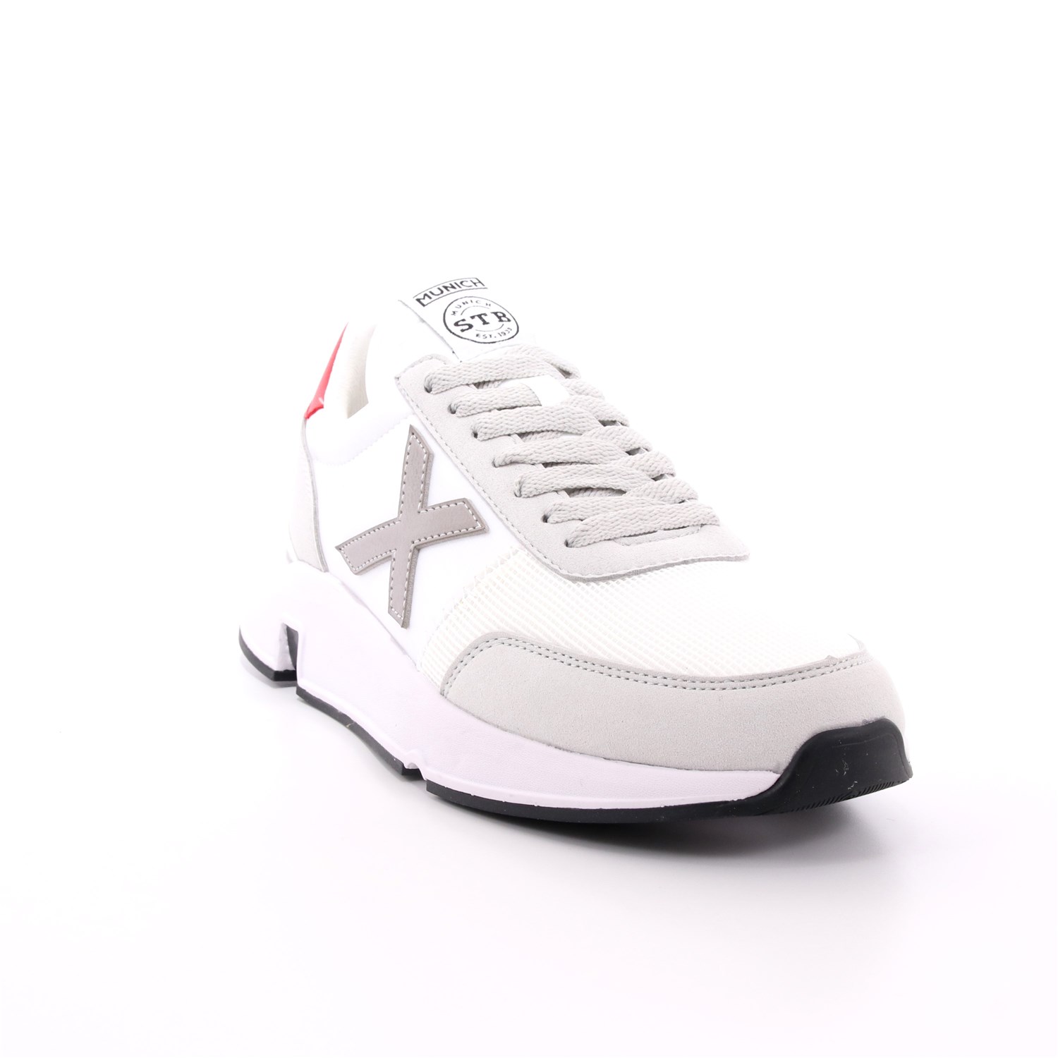 Scarpa Allacciata Munich Uomo Bianco Scarpa Allacciata Munich Uomo Bianco Scarpe 47 - 4173001