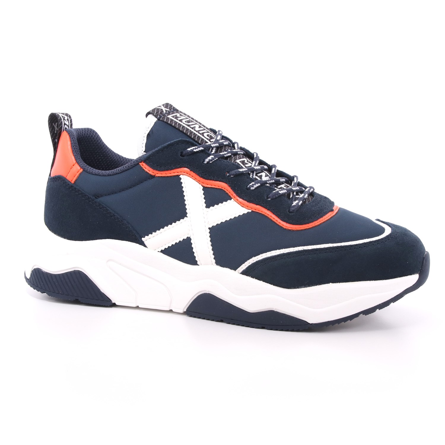 Scarpa Allacciata Munich Uomo Blu Scarpa Allacciata Munich Uomo Blu Scarpe 50 - 8770047