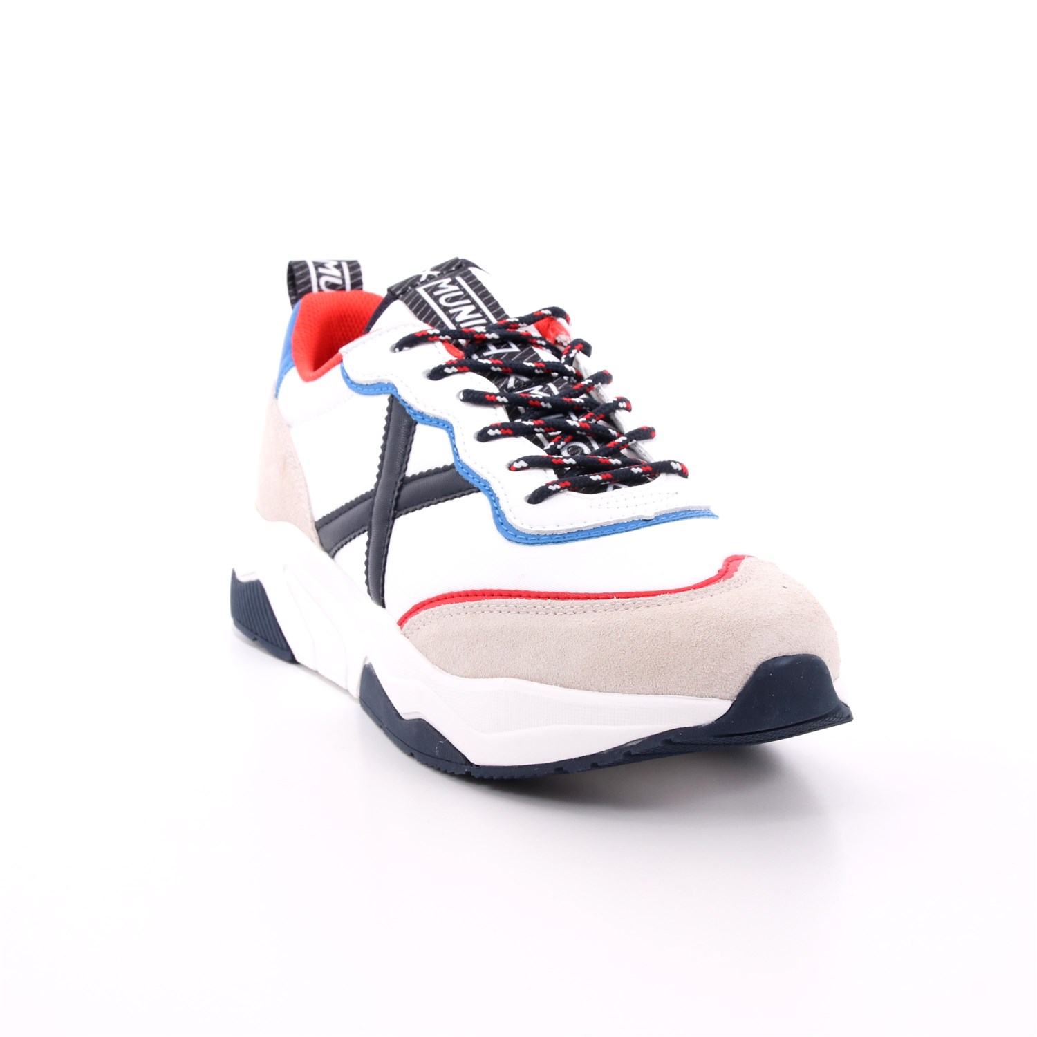 Scarpa Allacciata Munich Uomo Bianco Scarpa Allacciata Munich Uomo Bianco Scarpe 51 - 8770048