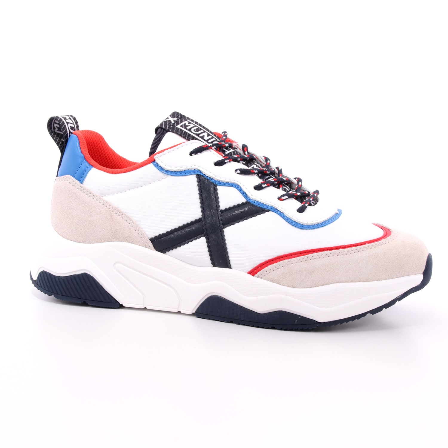 Scarpa Allacciata Munich Uomo Bianco Scarpa Allacciata Munich Uomo Bianco Scarpe 51 - 8770048