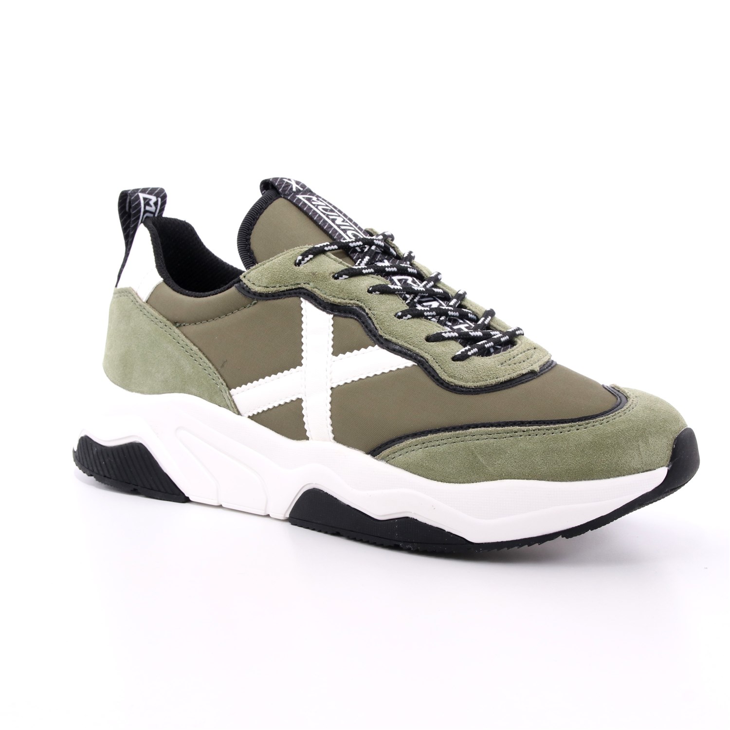 Scarpa Allacciata Munich Uomo Verde Scarpa Allacciata Munich Uomo Verde Scarpe 52 - 8770050