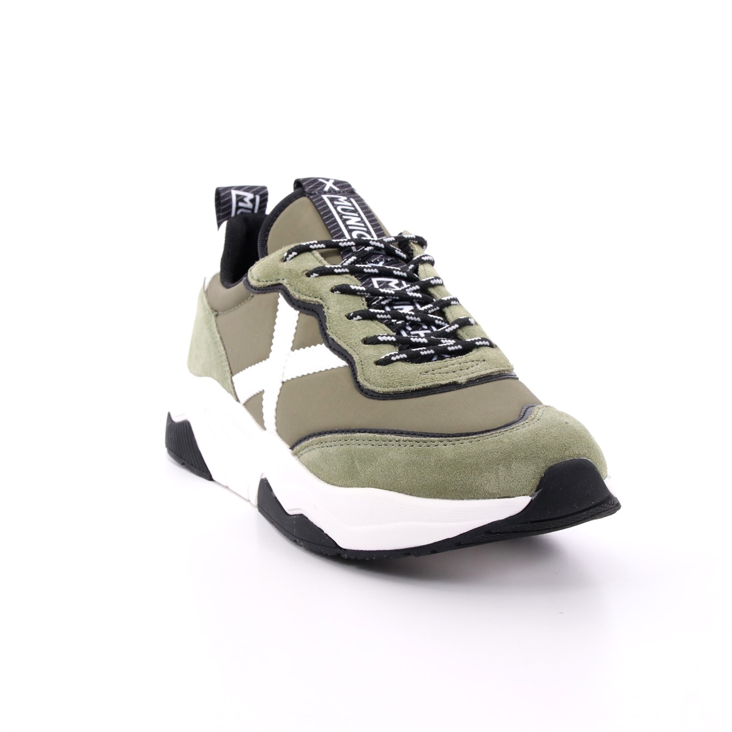 Scarpa Allacciata Munich Uomo Verde Scarpa Allacciata Munich Uomo Verde Scarpe 52 - 8770050