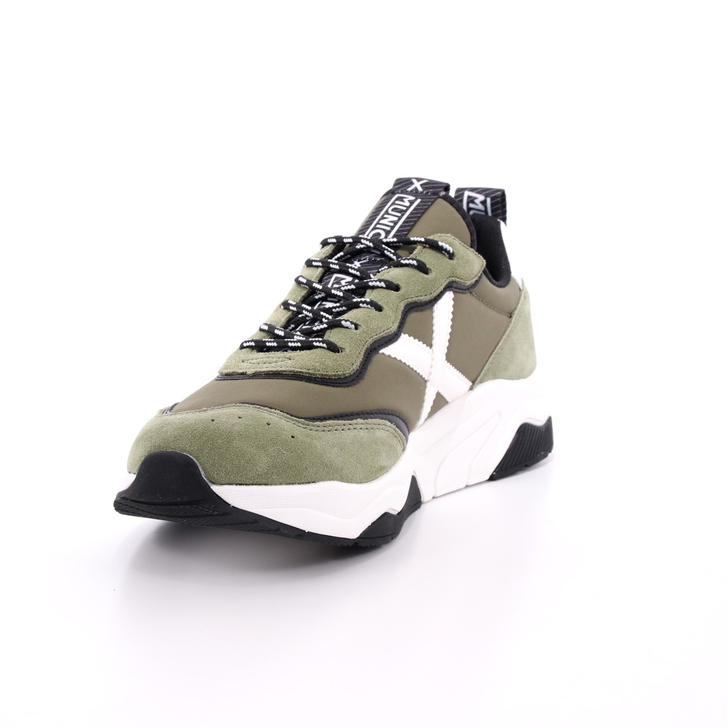 Scarpa Allacciata Munich Uomo Verde Scarpa Allacciata Munich Uomo Verde Scarpe 52 - 8770050