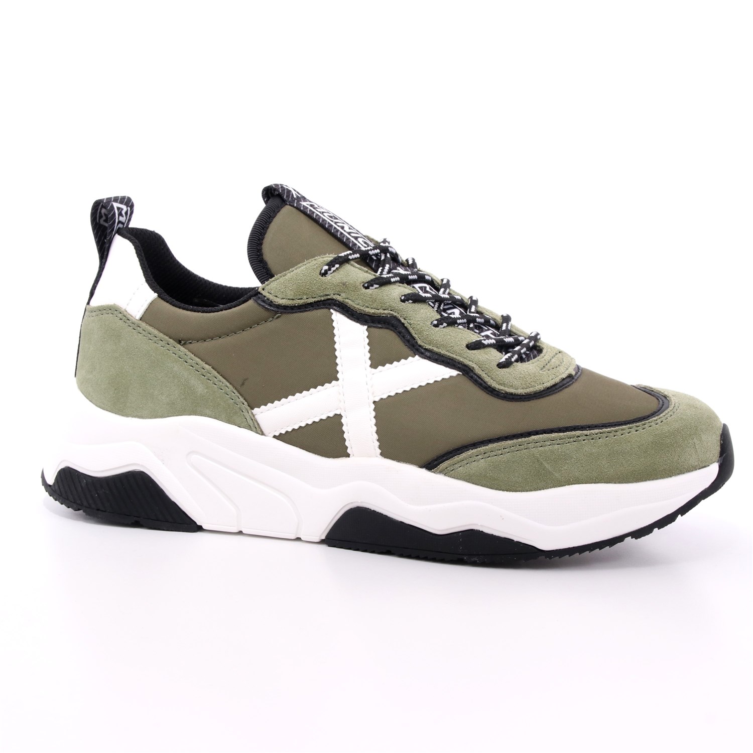 Scarpa Allacciata Munich Uomo Verde Scarpa Allacciata Munich Uomo Verde Scarpe 52 - 8770050