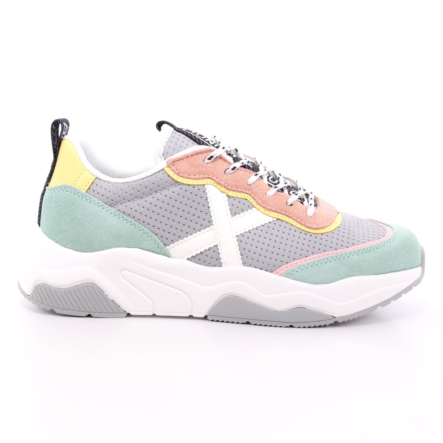 Scarpa Allacciata Munich Donna Grigio Scarpa Allacciata Munich Donna Grigio Scarpe 53 - 8770055