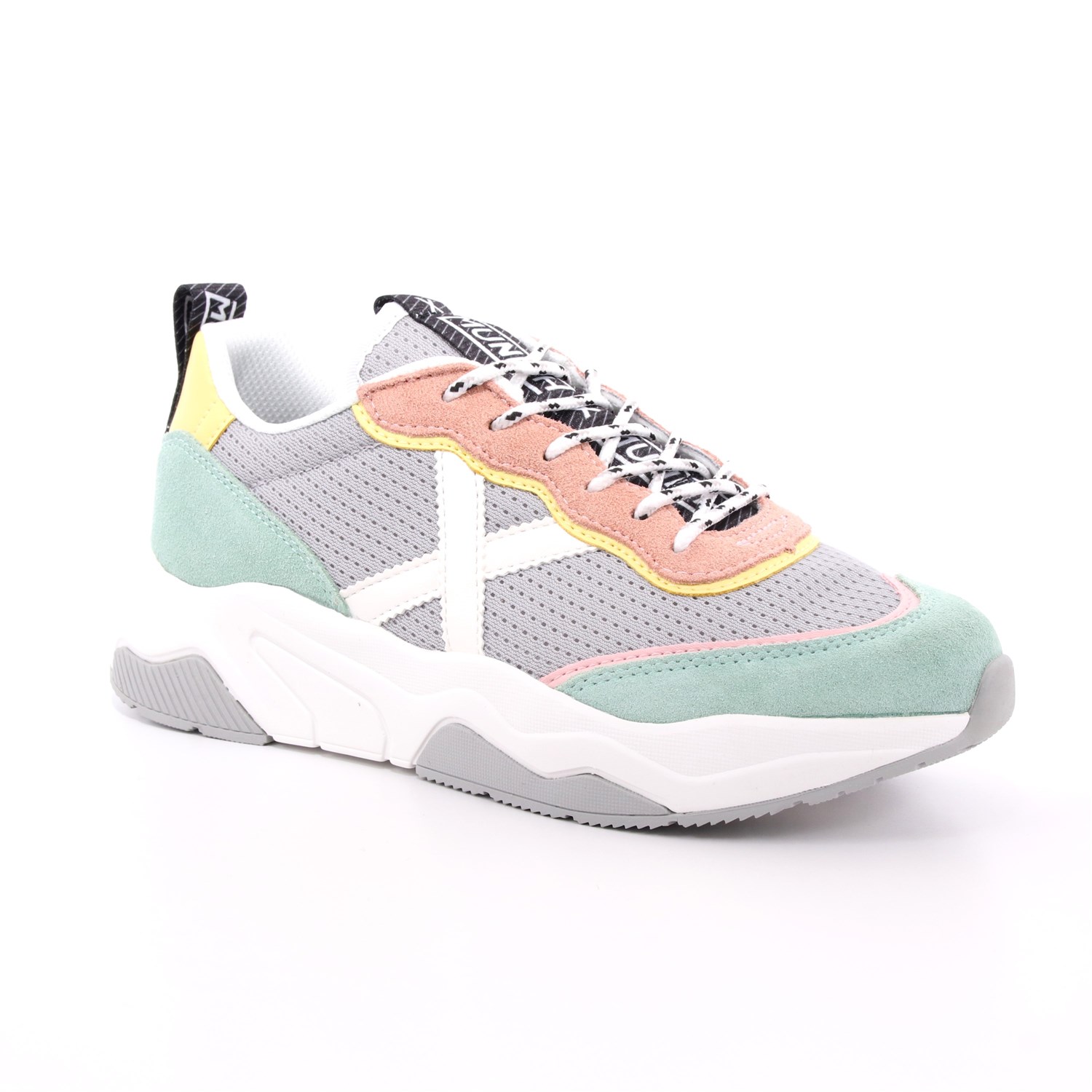 Scarpa Allacciata Munich Donna Grigio Scarpa Allacciata Munich Donna Grigio Scarpe 53 - 8770055